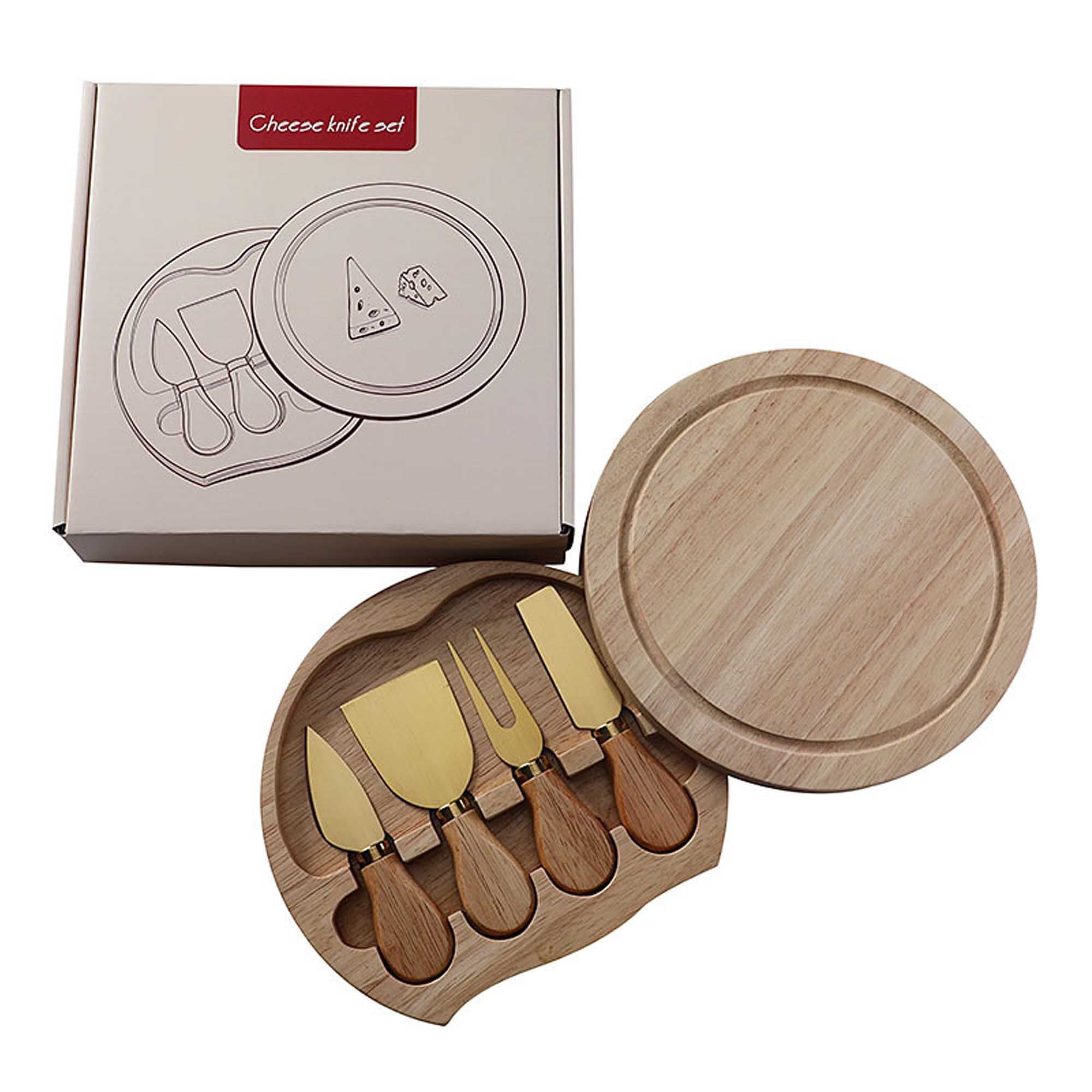 Harper Mini Bamboo Cheese Board Knife Set