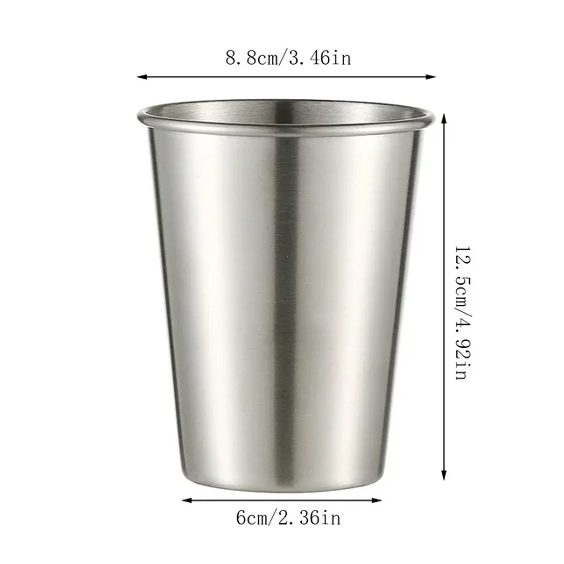 Stainless Steel Pint Cups