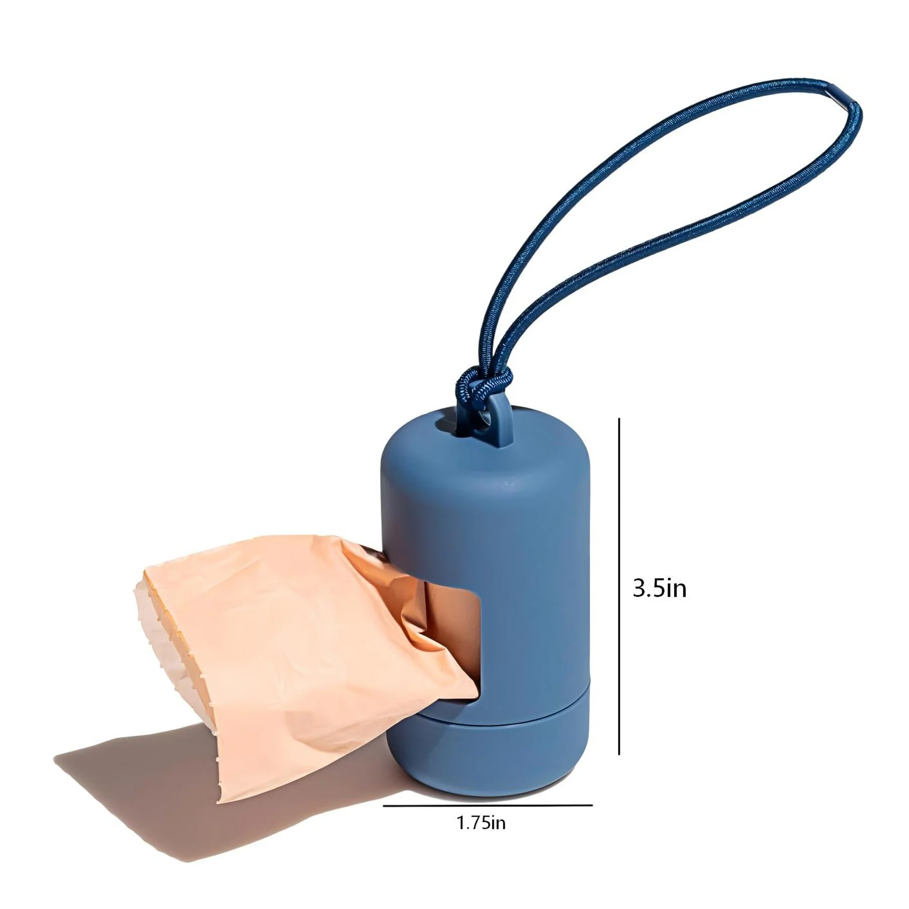Dog Poop Bag Dispenser Leash Clip Leakproof Twist Top Roll