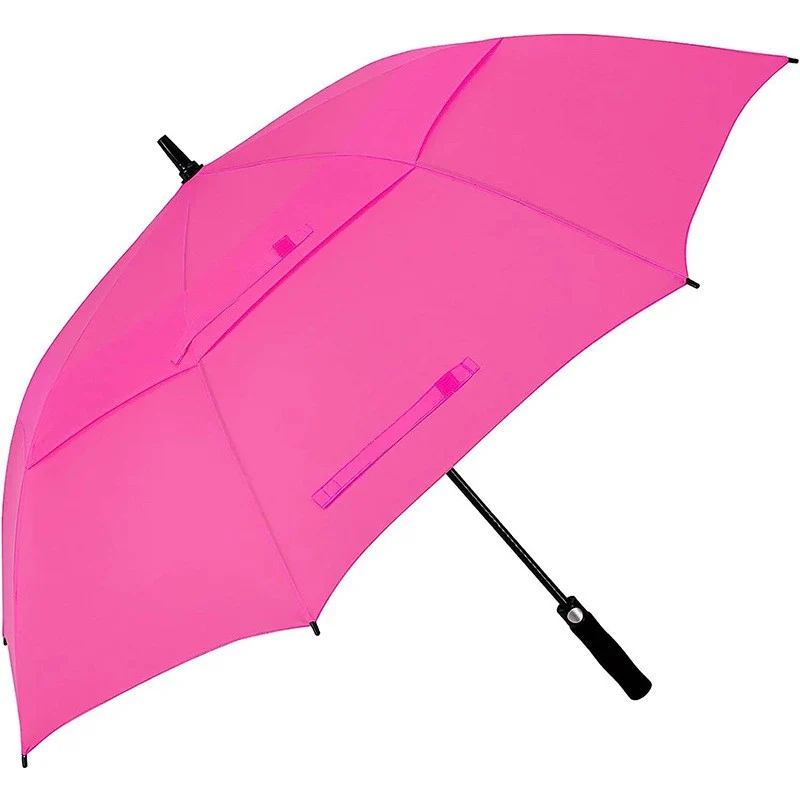 52-Inch Large Auto Open Double-Layer Golf Umbrella