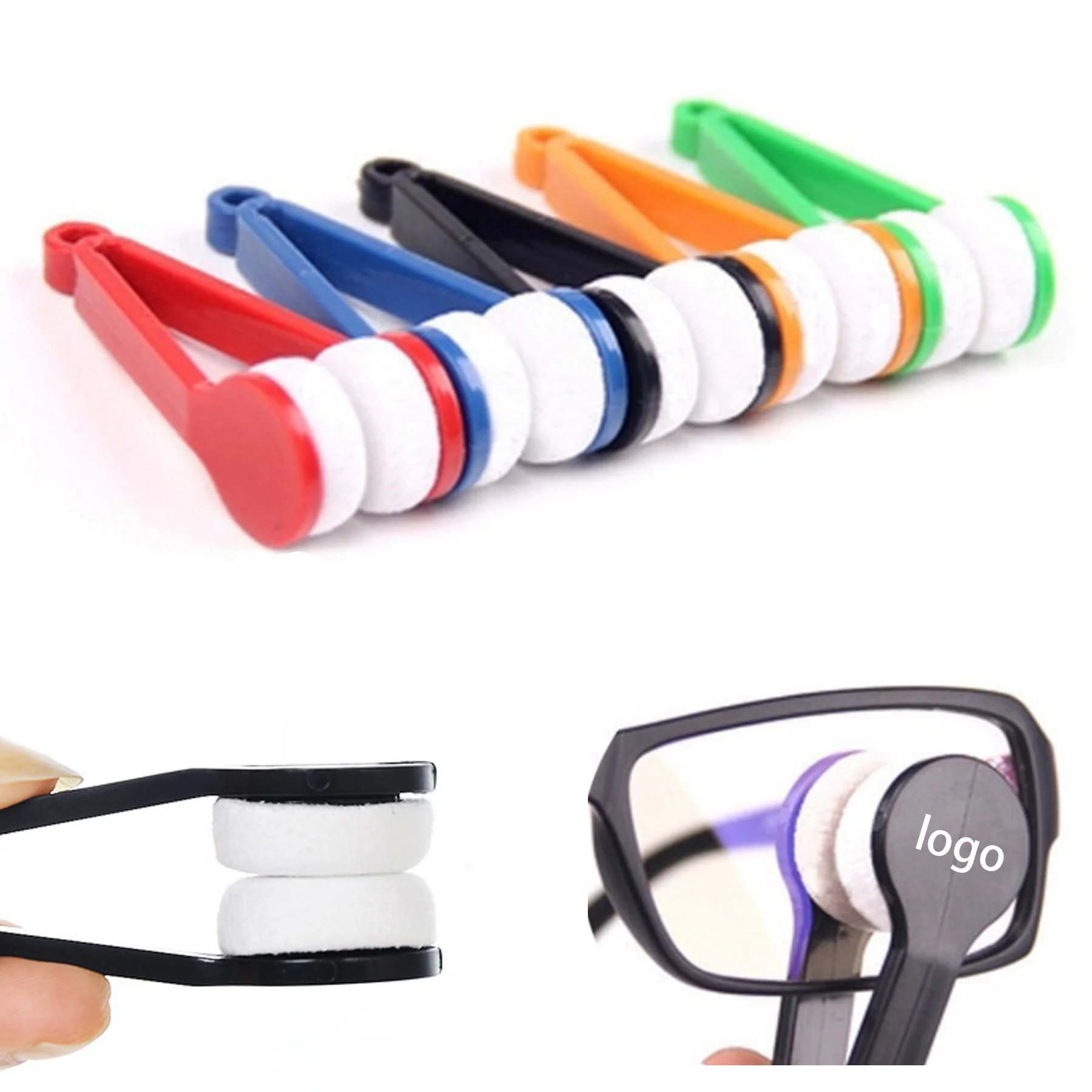 Microfiber Eyeglasses Cleaning Clip
