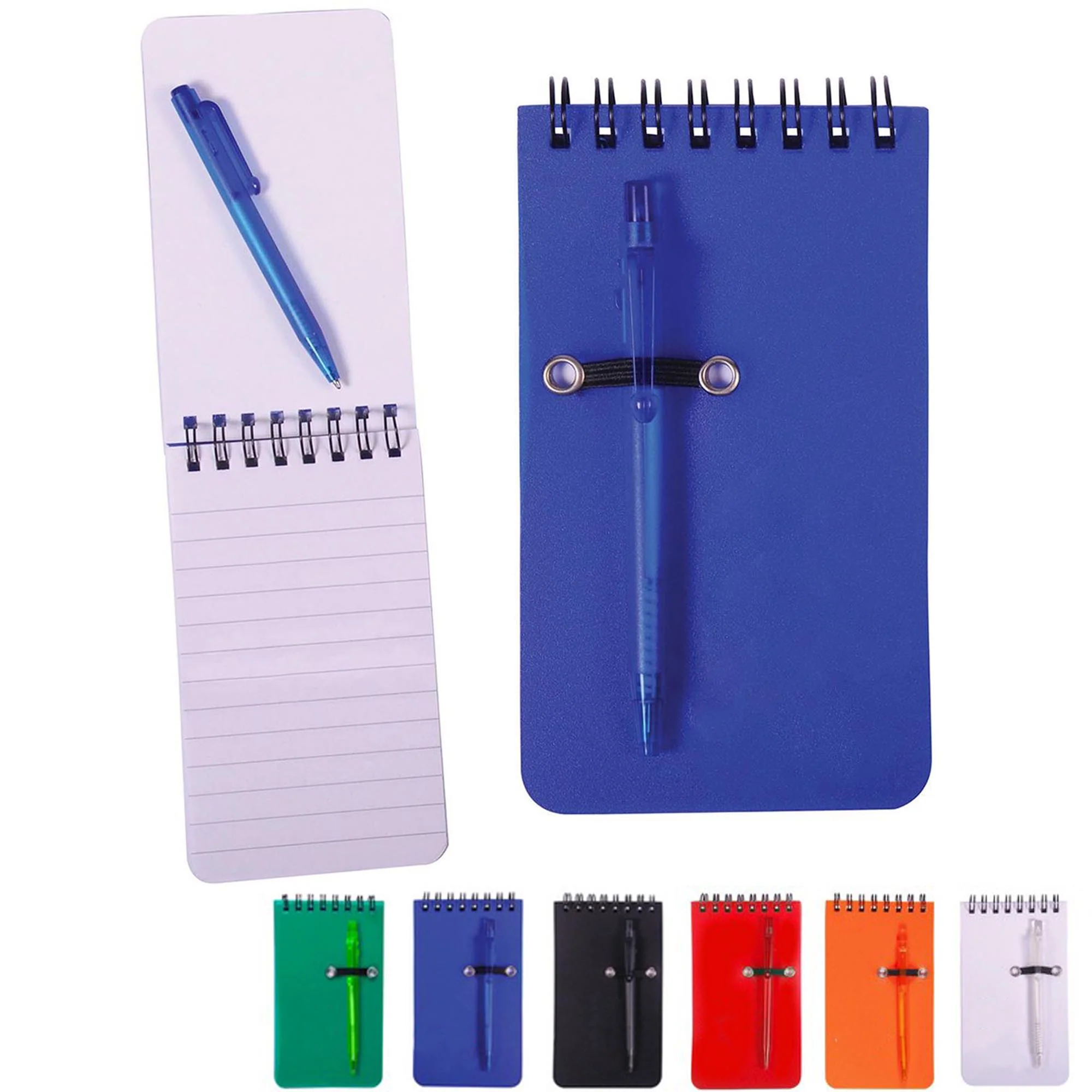 Pocket Spiral Notebook Jotter With Pen