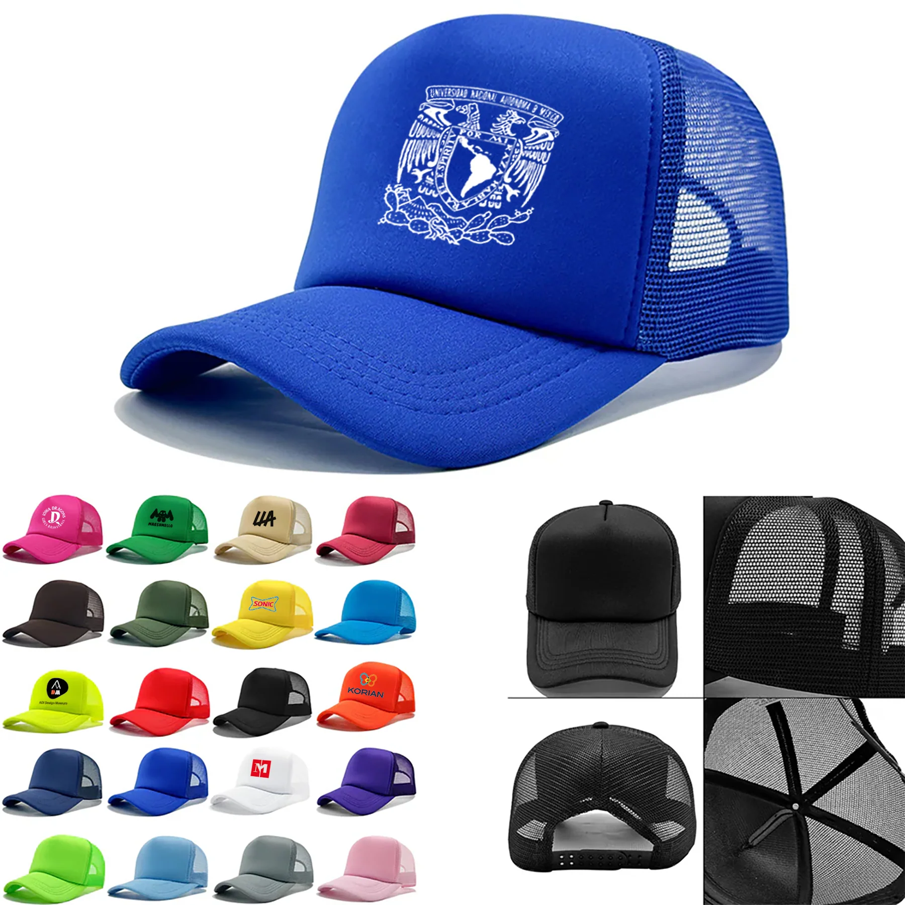 Sponge Baseball Mesh Cap