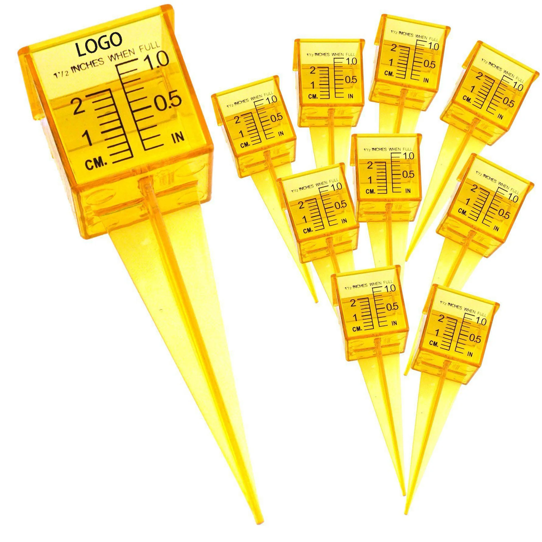 1.5" Rain/Sprinkler Gauge Outdoor Water Measuring Tool