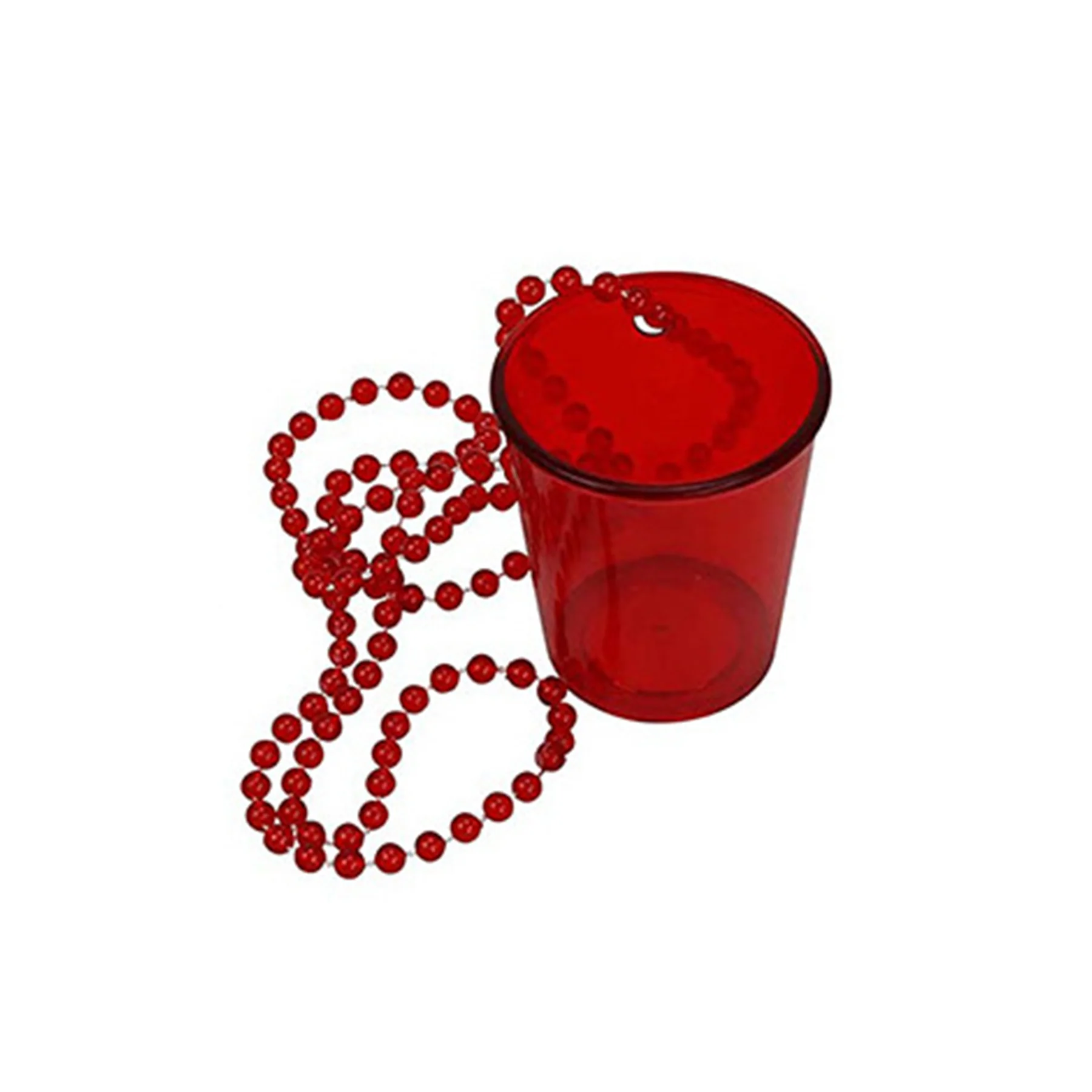 Plastic Birthday Party Shot Cups with Beaded Necklaces