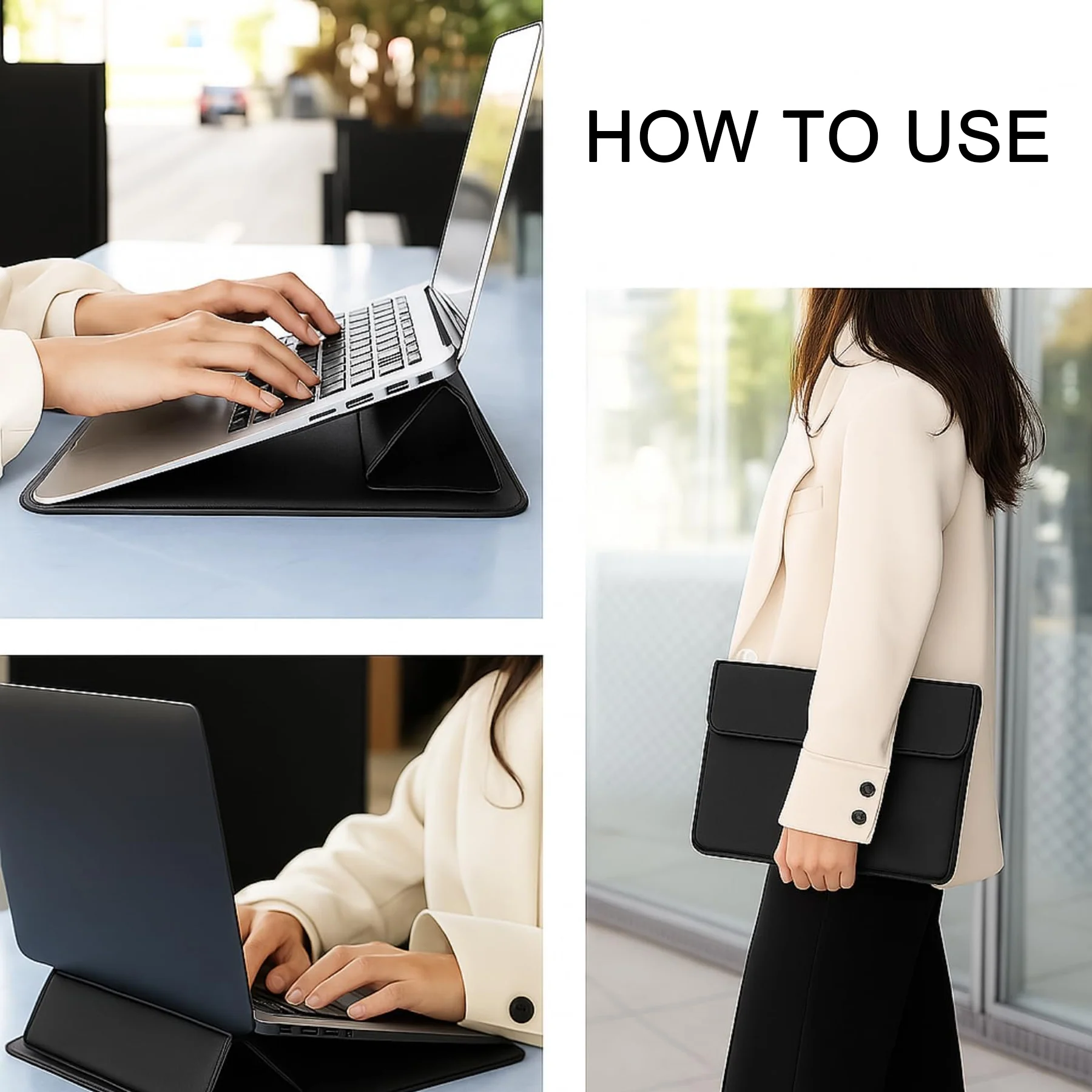 Magnetic Closure Laptop Sleeve