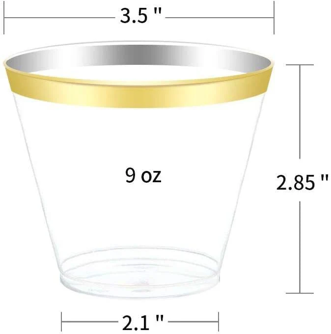 9Oz Disposable Plastic Cups