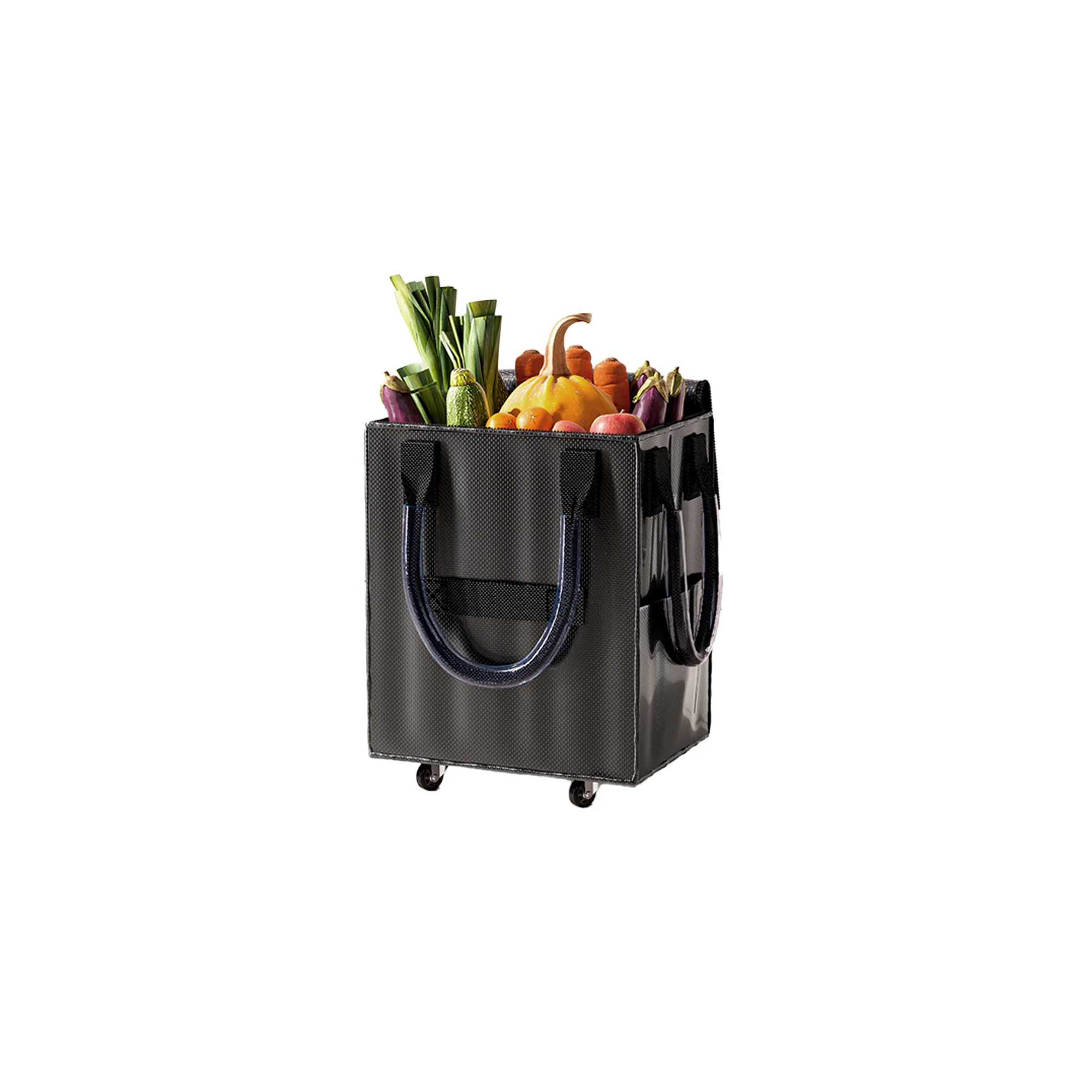 Foldable Shopping Luggage Bag With Wheels
