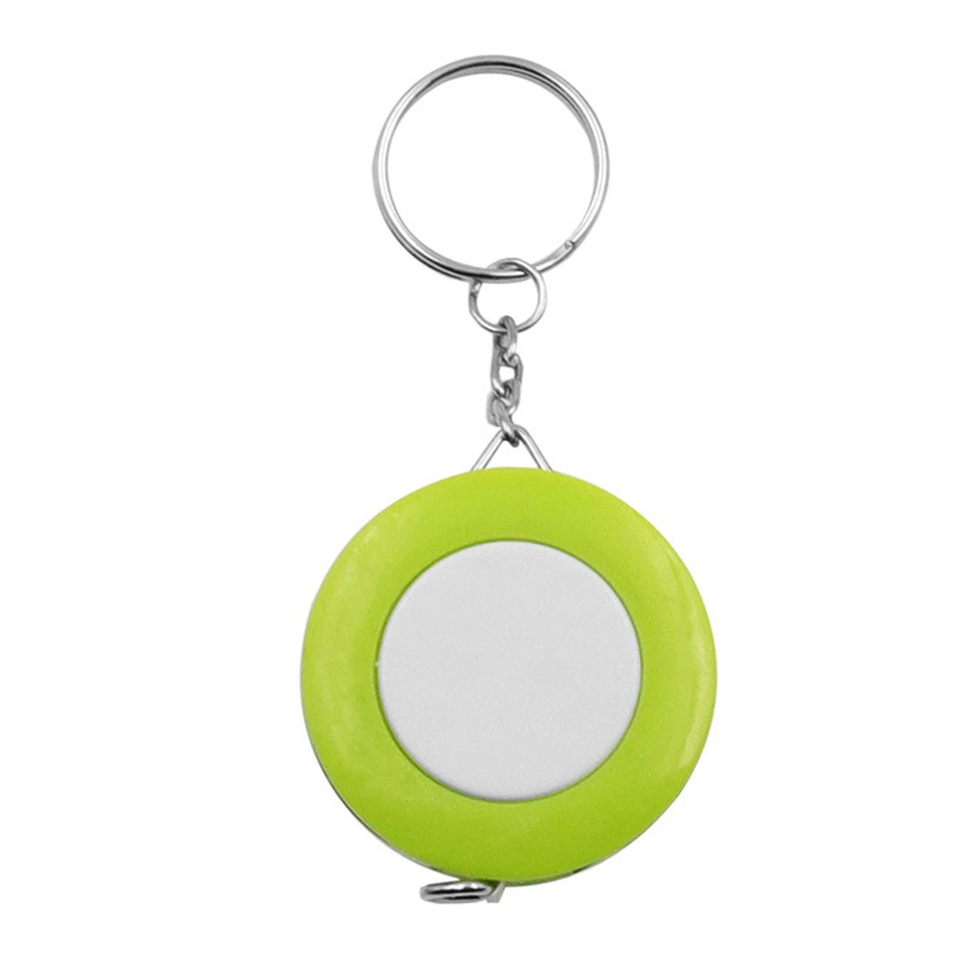Retractable Double Sided Tape Measure Keychain Soft Ruler