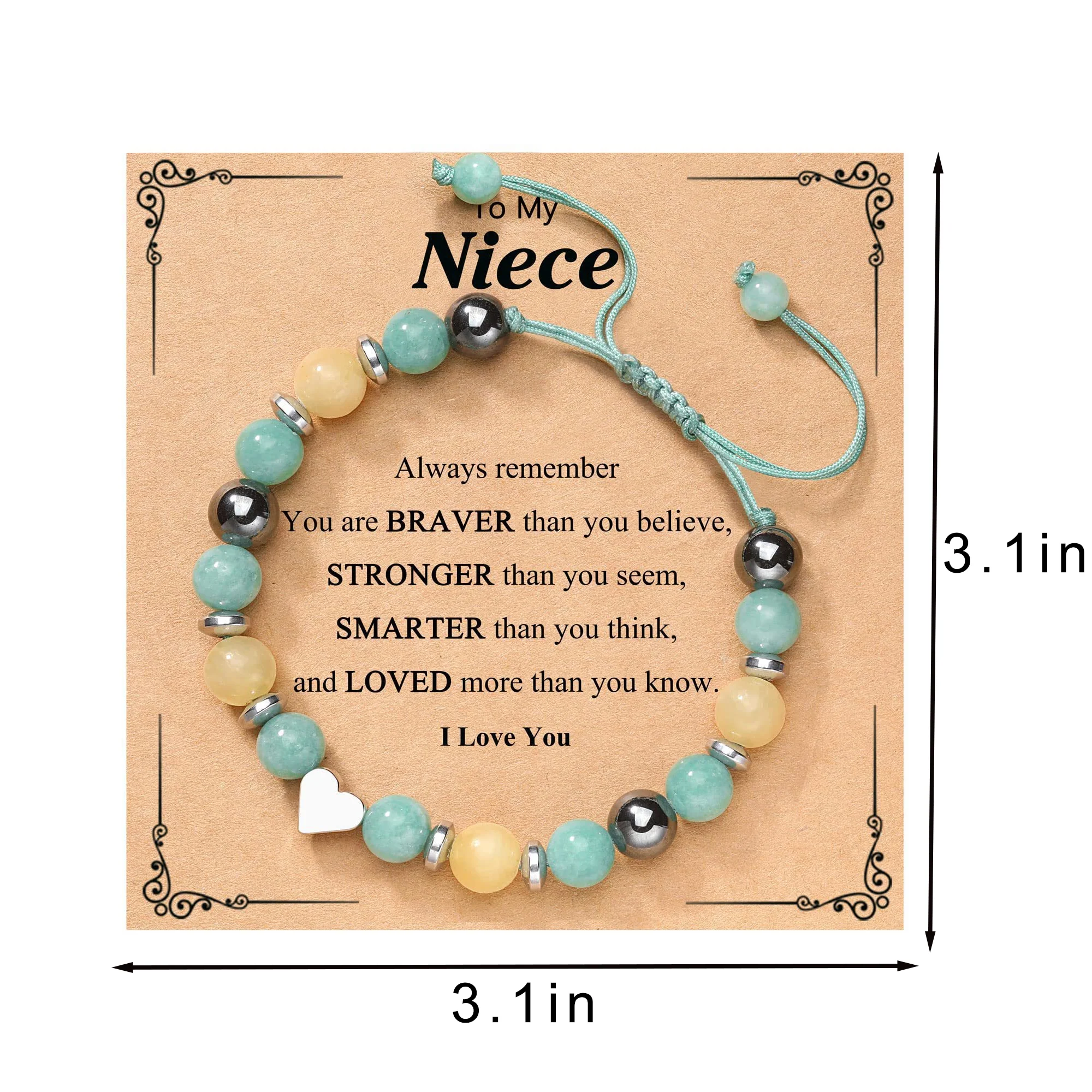Natural Stone Beaded Bracelet