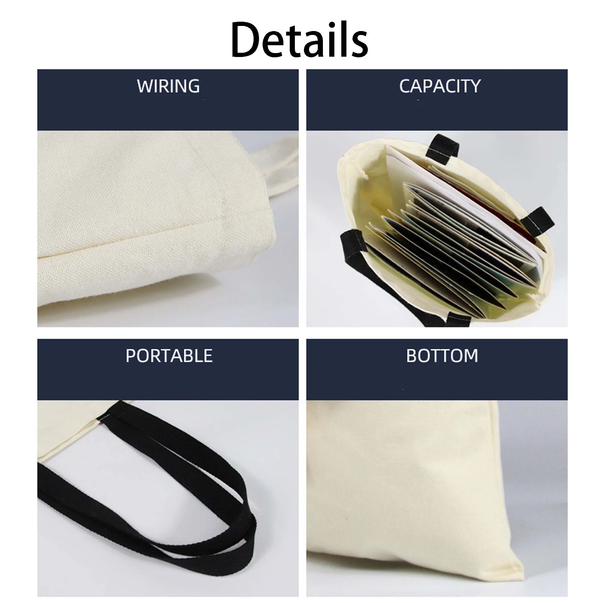 Vertical Ribbon Tote Bag