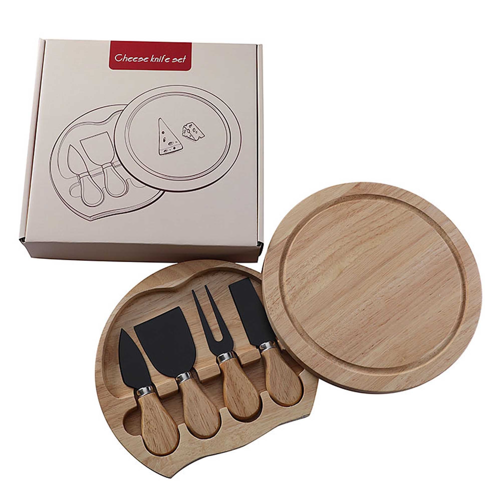 Harper Mini Bamboo Cheese Board Knife Set