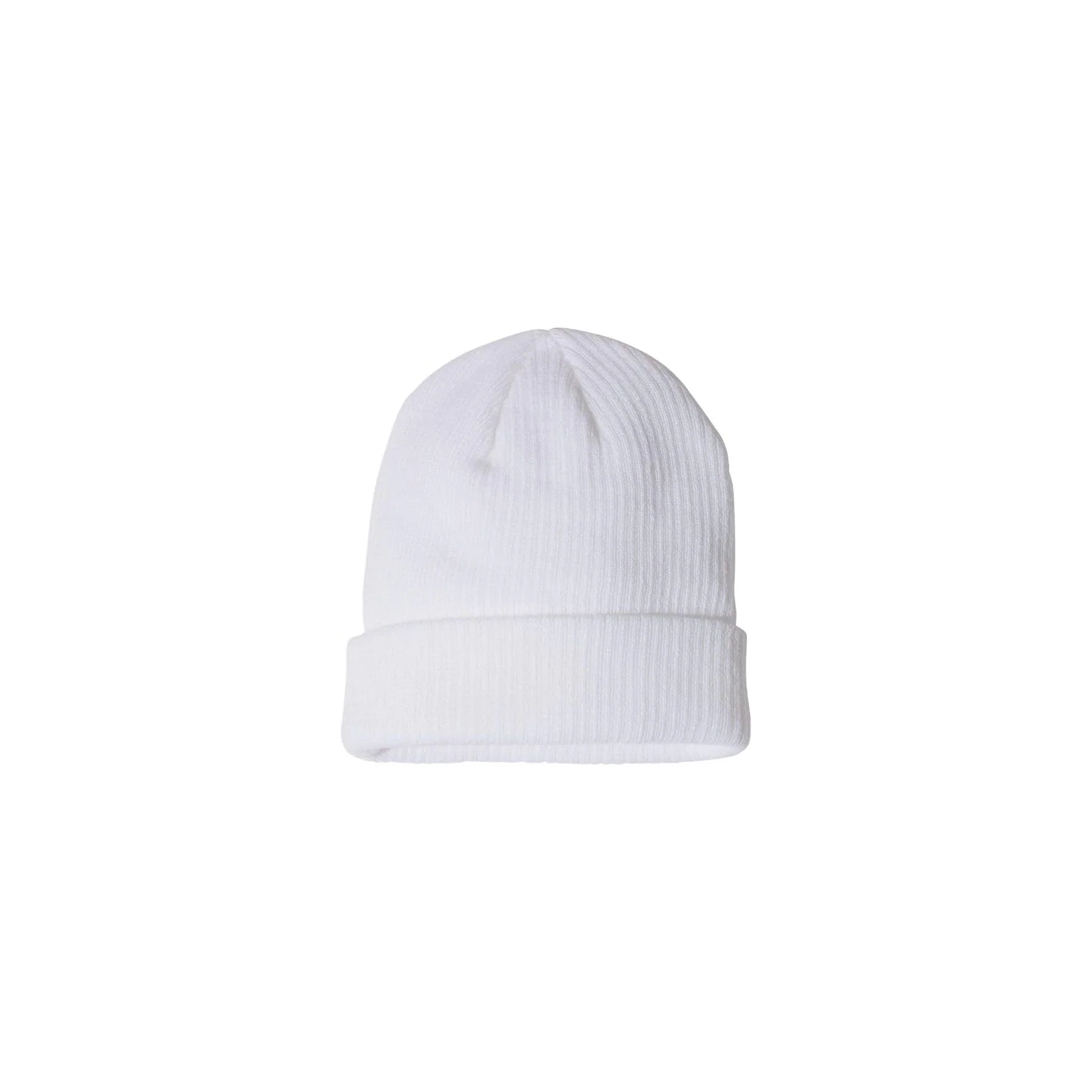 Customizable Cozy Ribbed Knit Cap