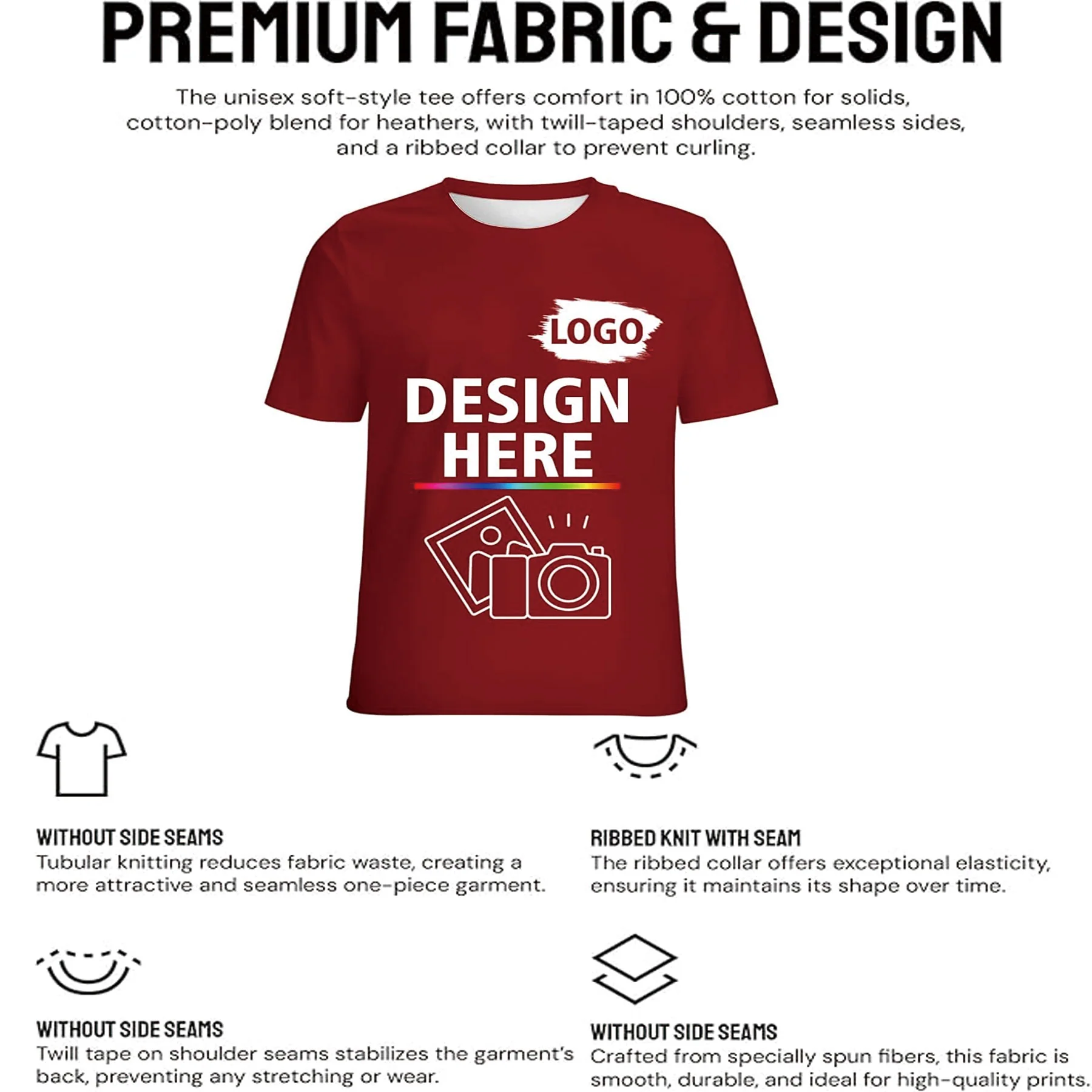Soft Breathable Printed Funny T Shirt