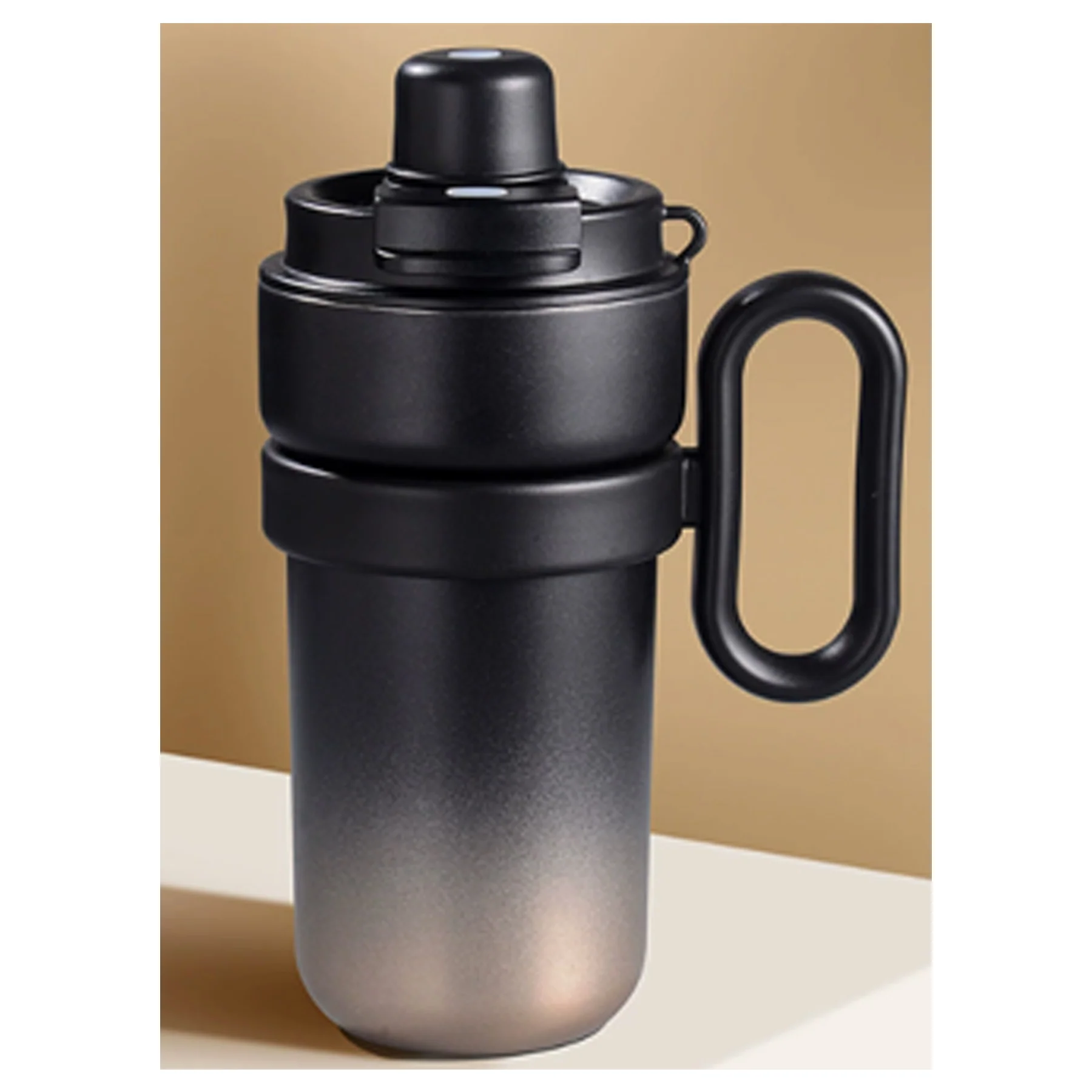 Stainless Steel Insulated Tumbler With Straw And Handle
