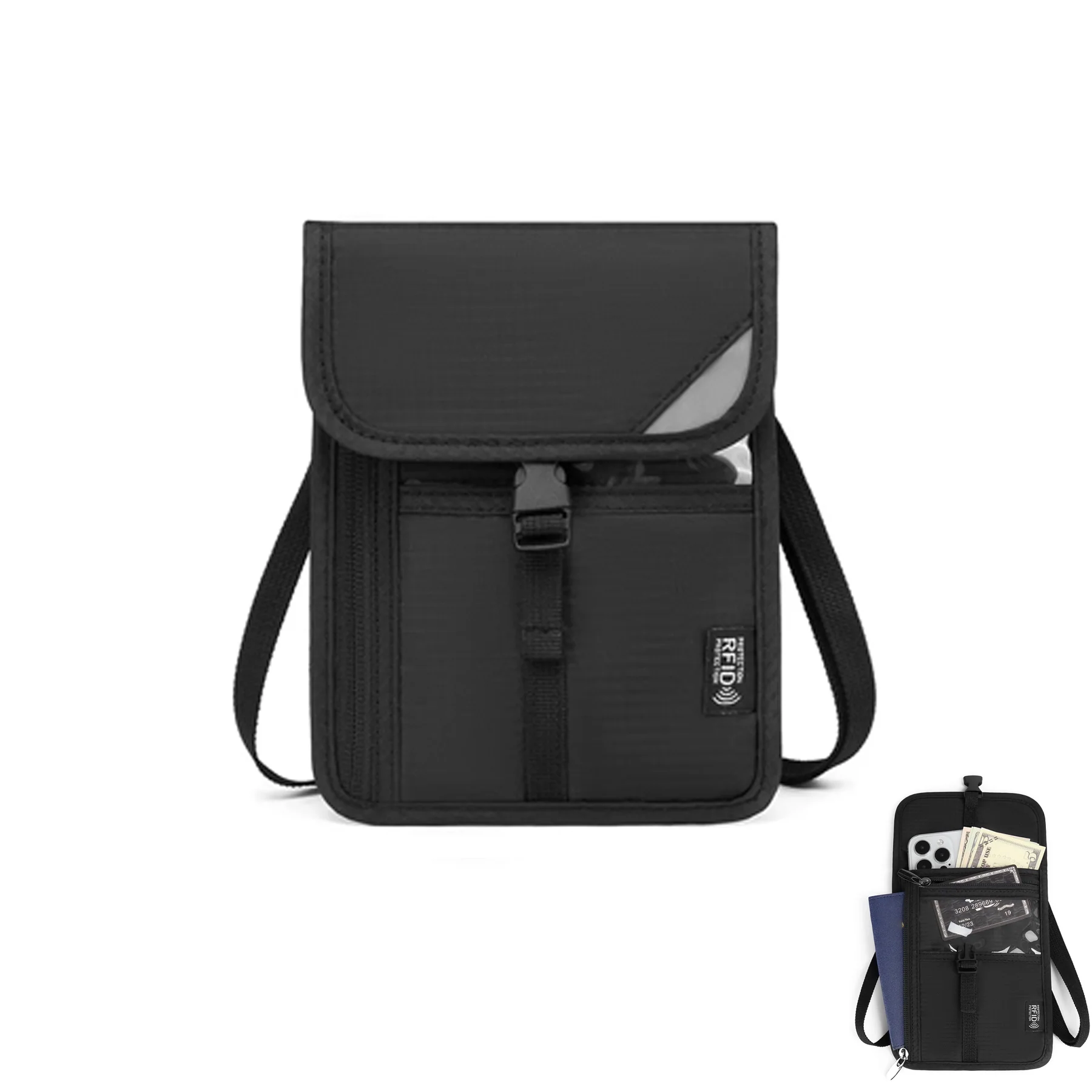 RFID Blocking Crossbody Bag