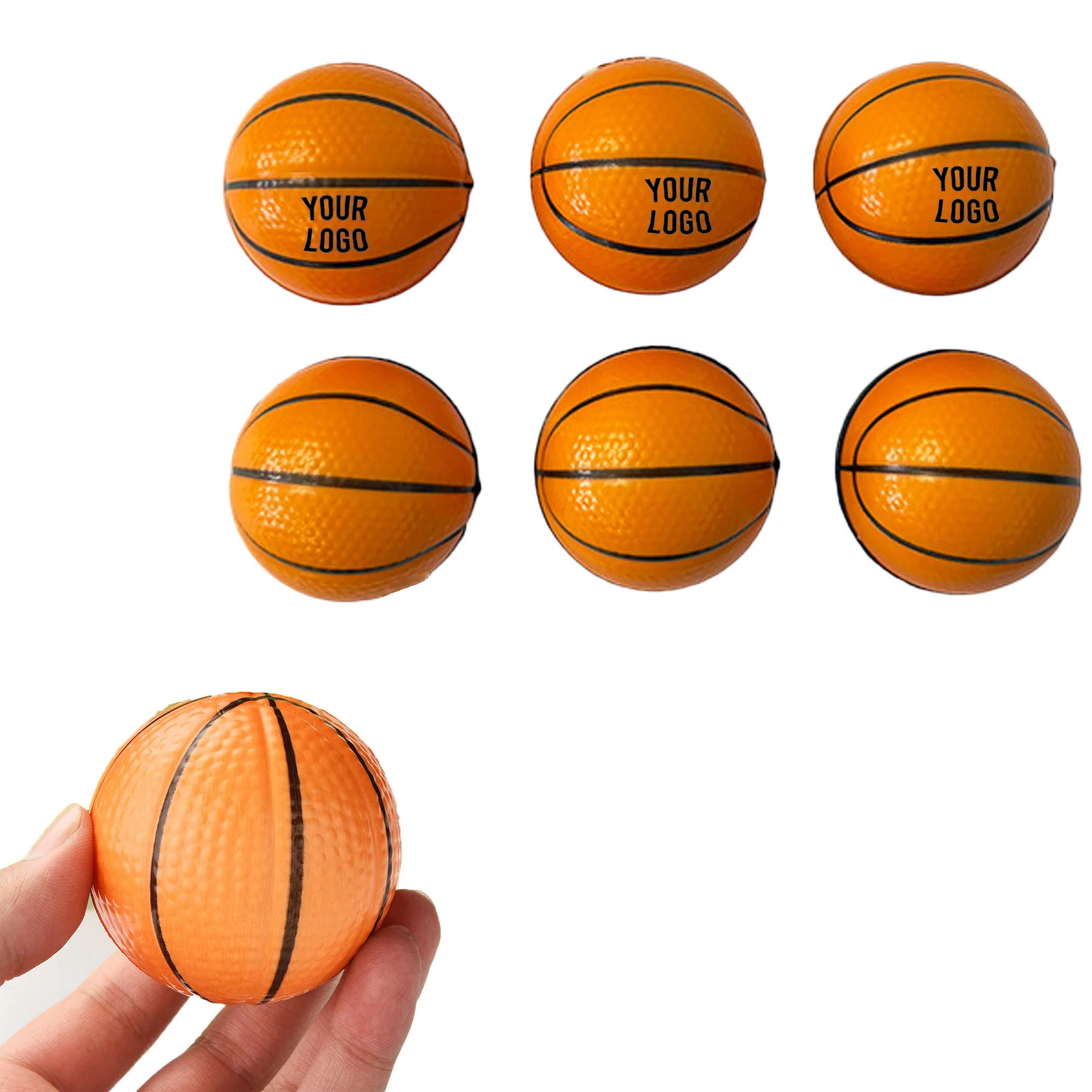 PU Foam Solid Bounce Small Basketball