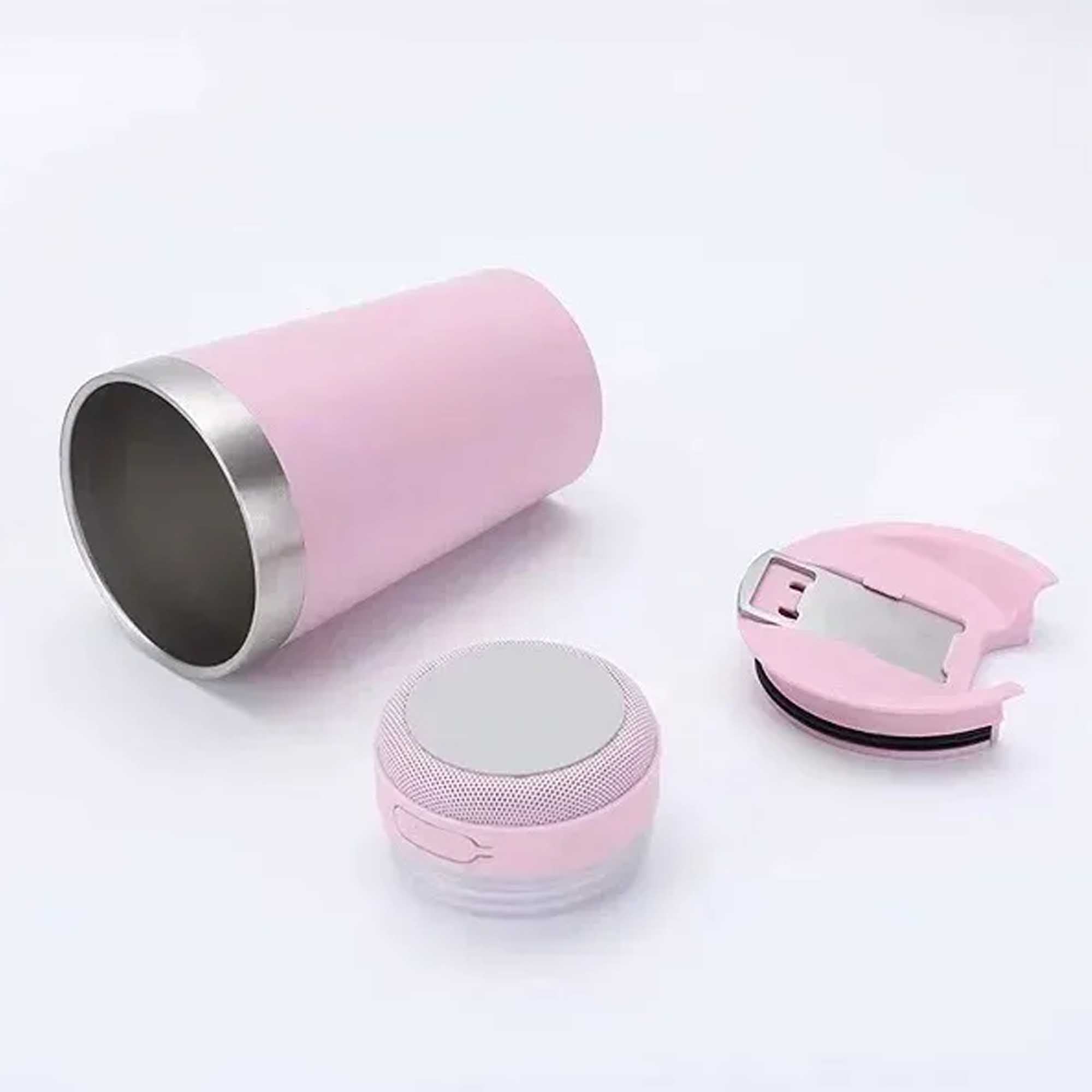 Stainless Steel Mug with Bluetooth Speaker