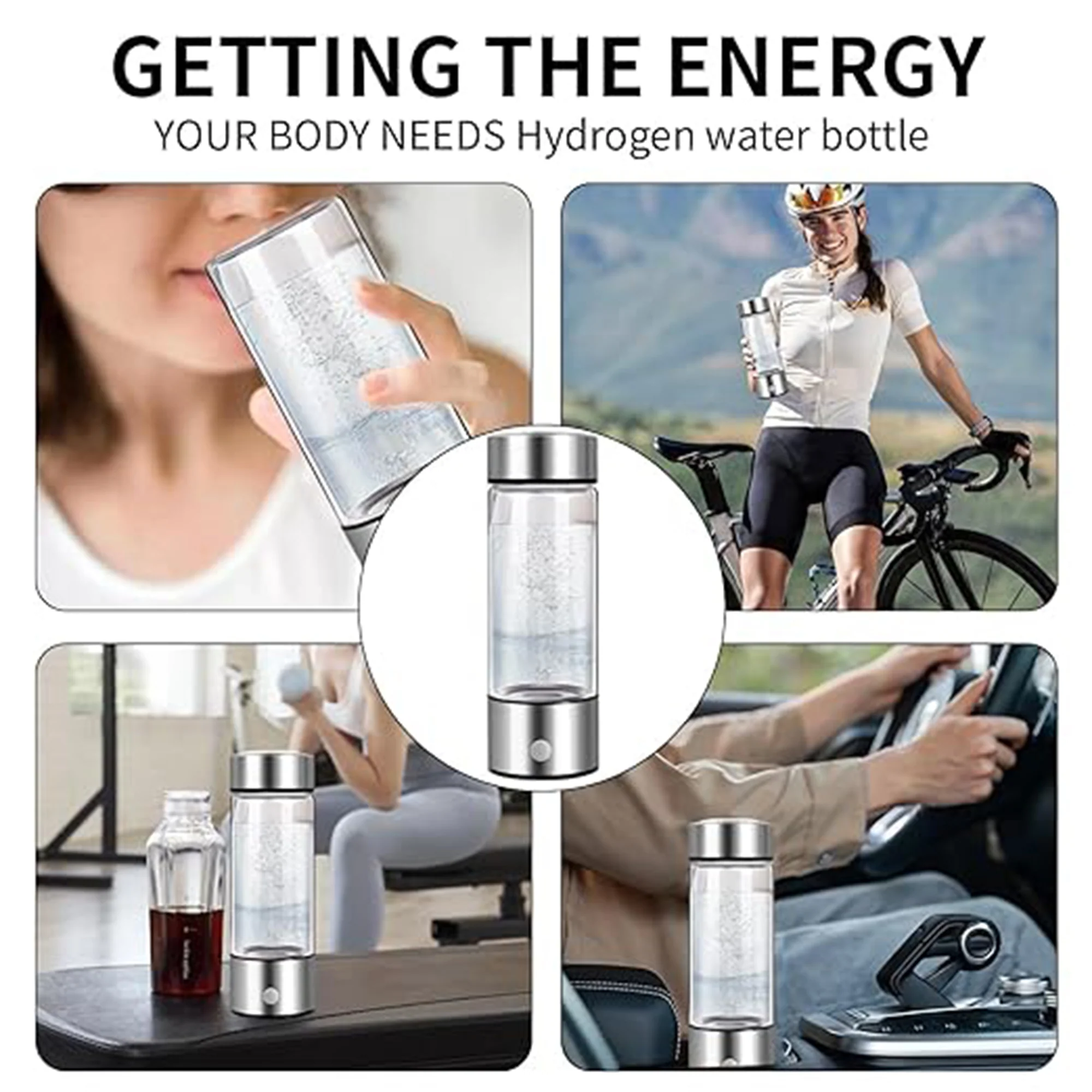 420Ml Hydrogen Water Bottle