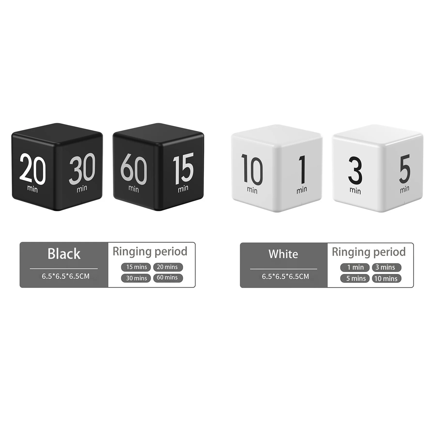 Cube Timers Gravity Sensor Flip Timer Countdown Timer