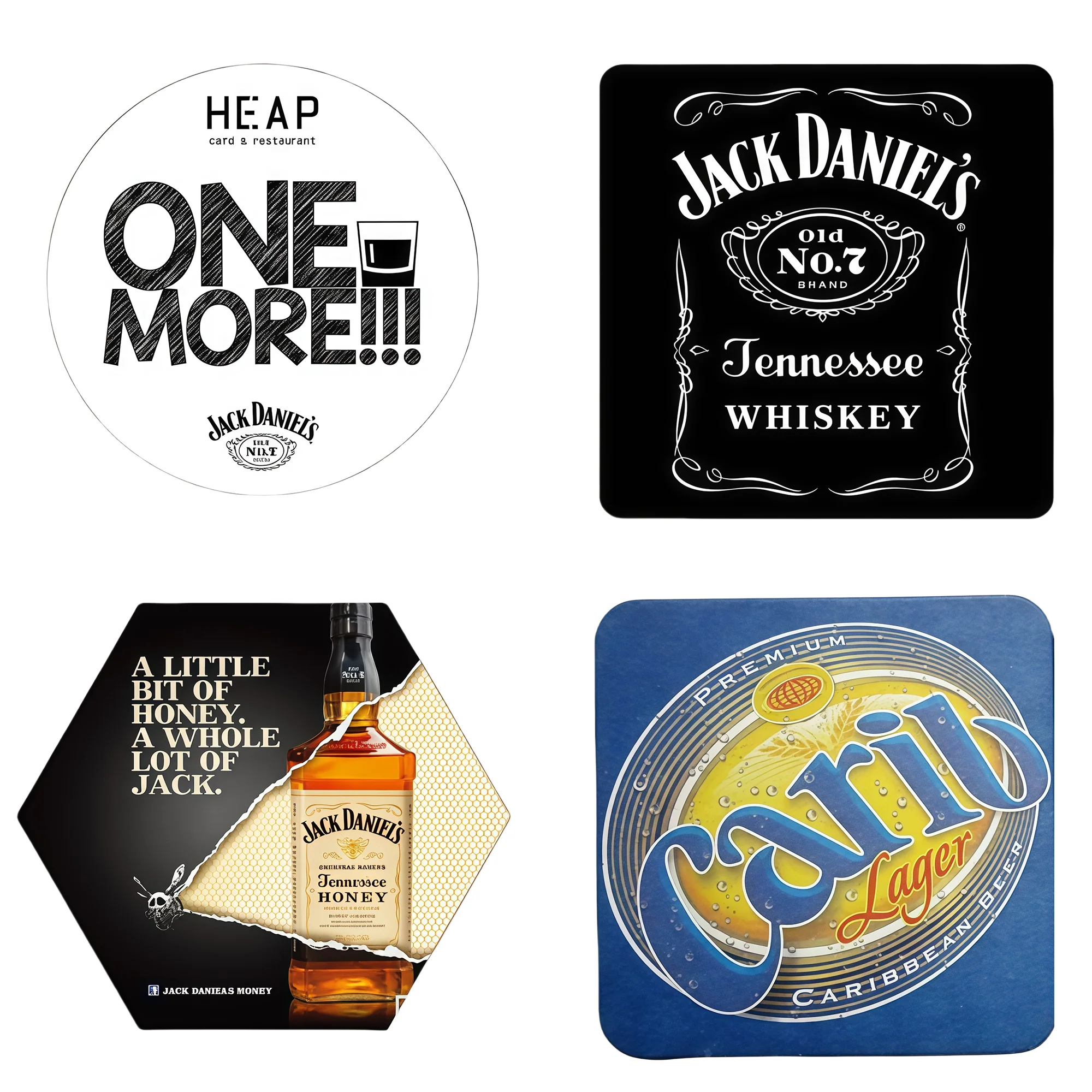 Customized Shape Absorbent Paper Coaster-Full Color