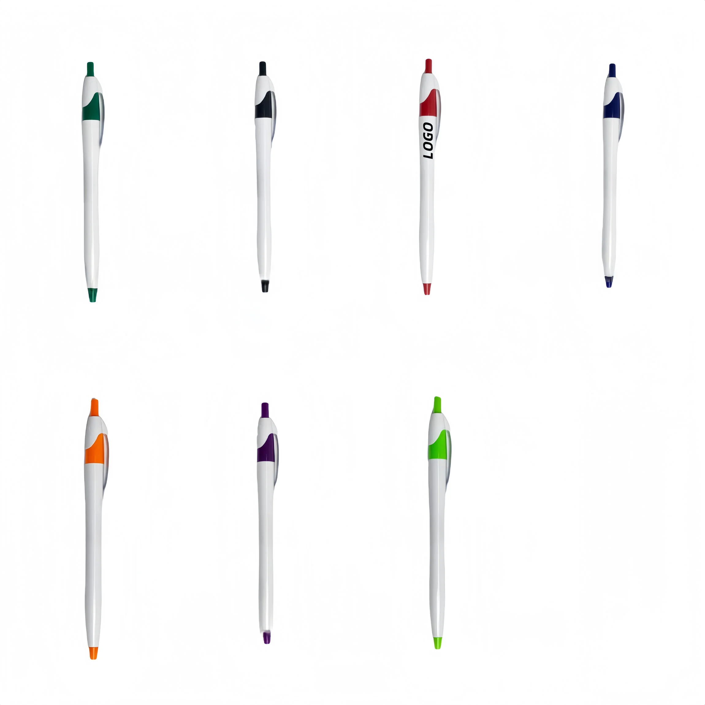 Retractable Ballpoint Pen Black Ink Quick Dry Pen