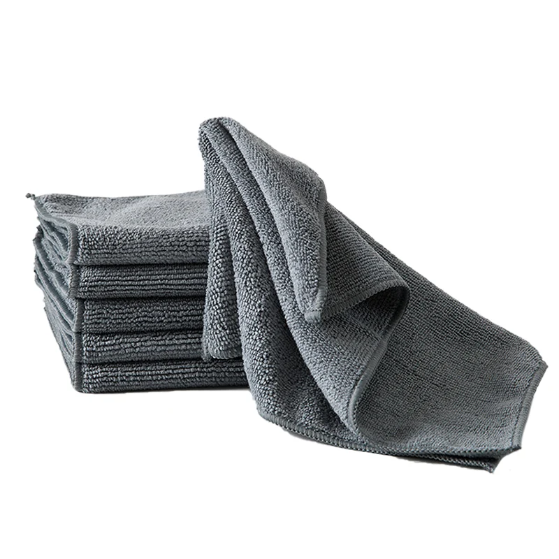 Gray Microfiber Cleaning Cloth
