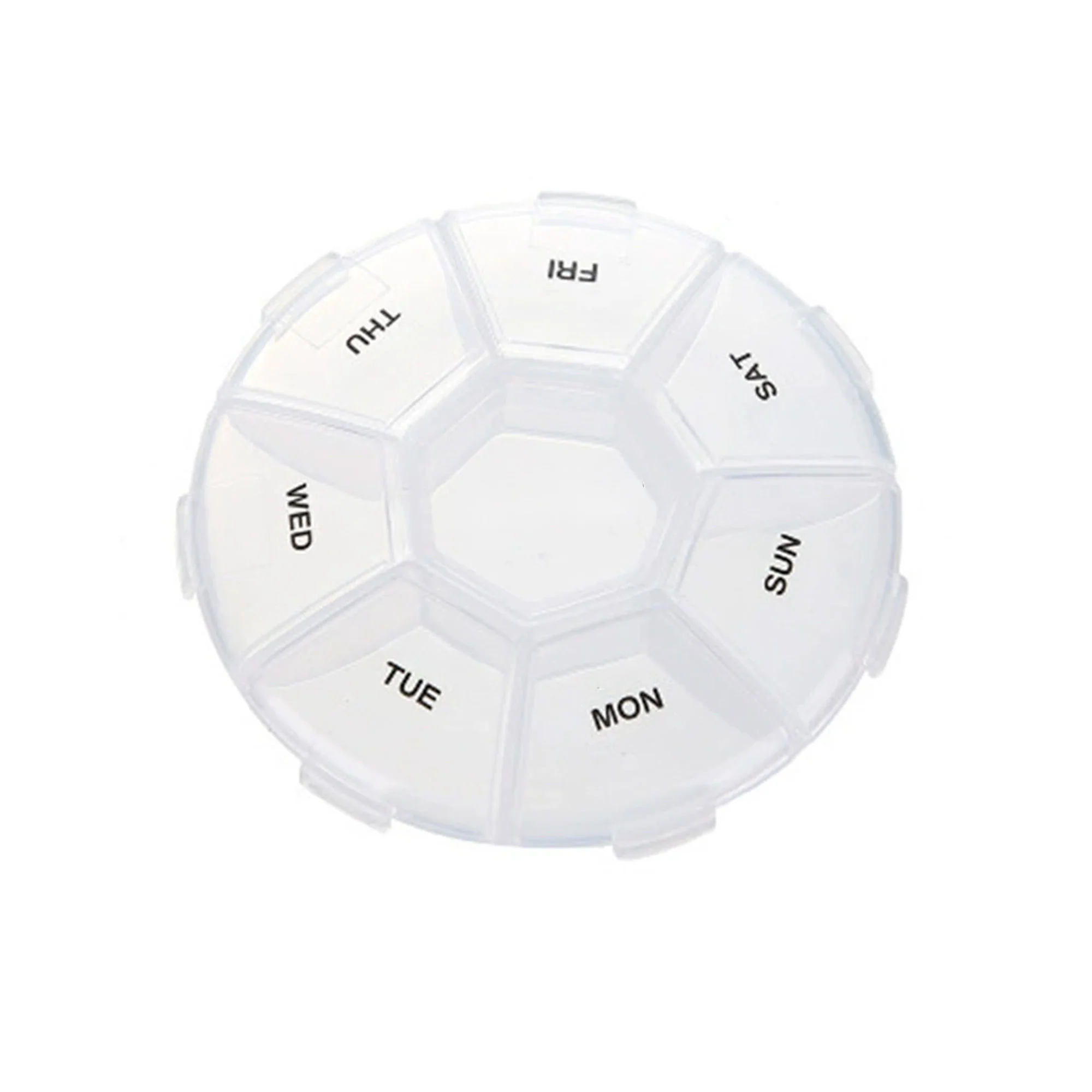 Transparent 7-Compartment Pill Organizer