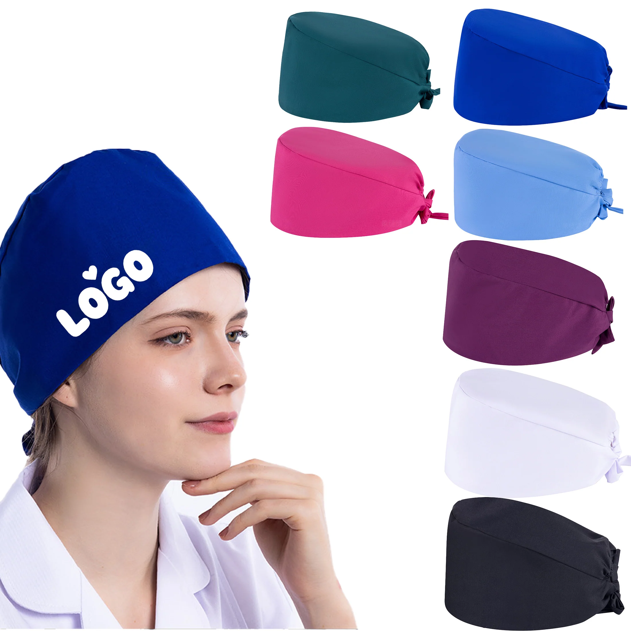 Adjustable Medical Nurse Scrub Cap