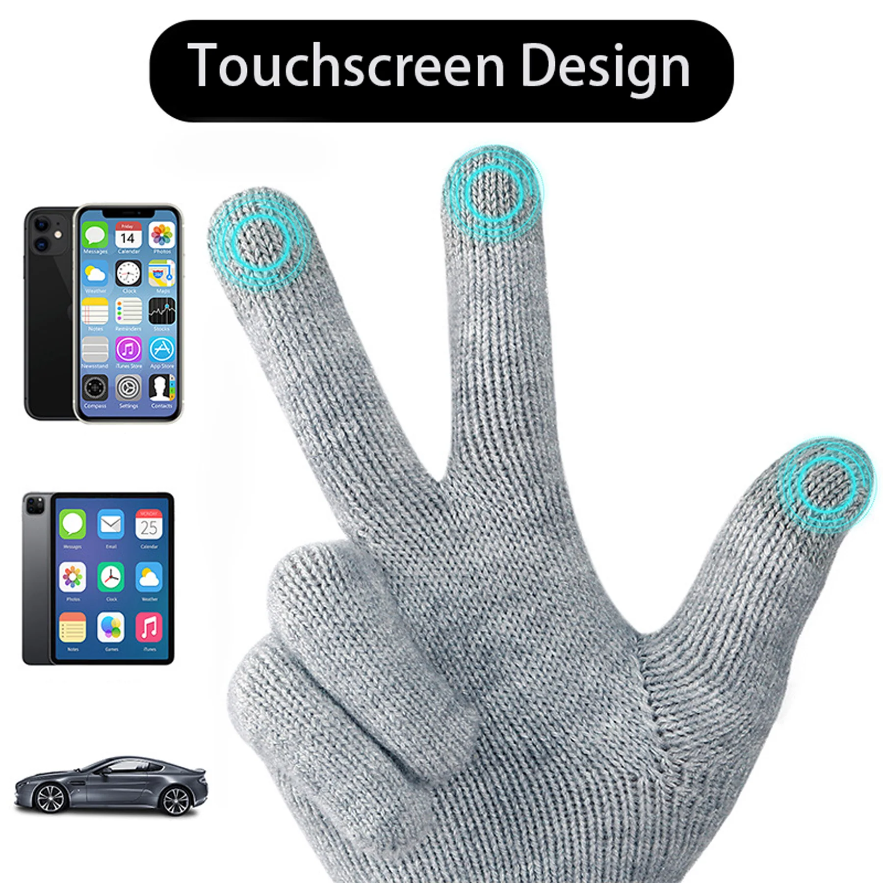 Touchscreen Warm Gloves