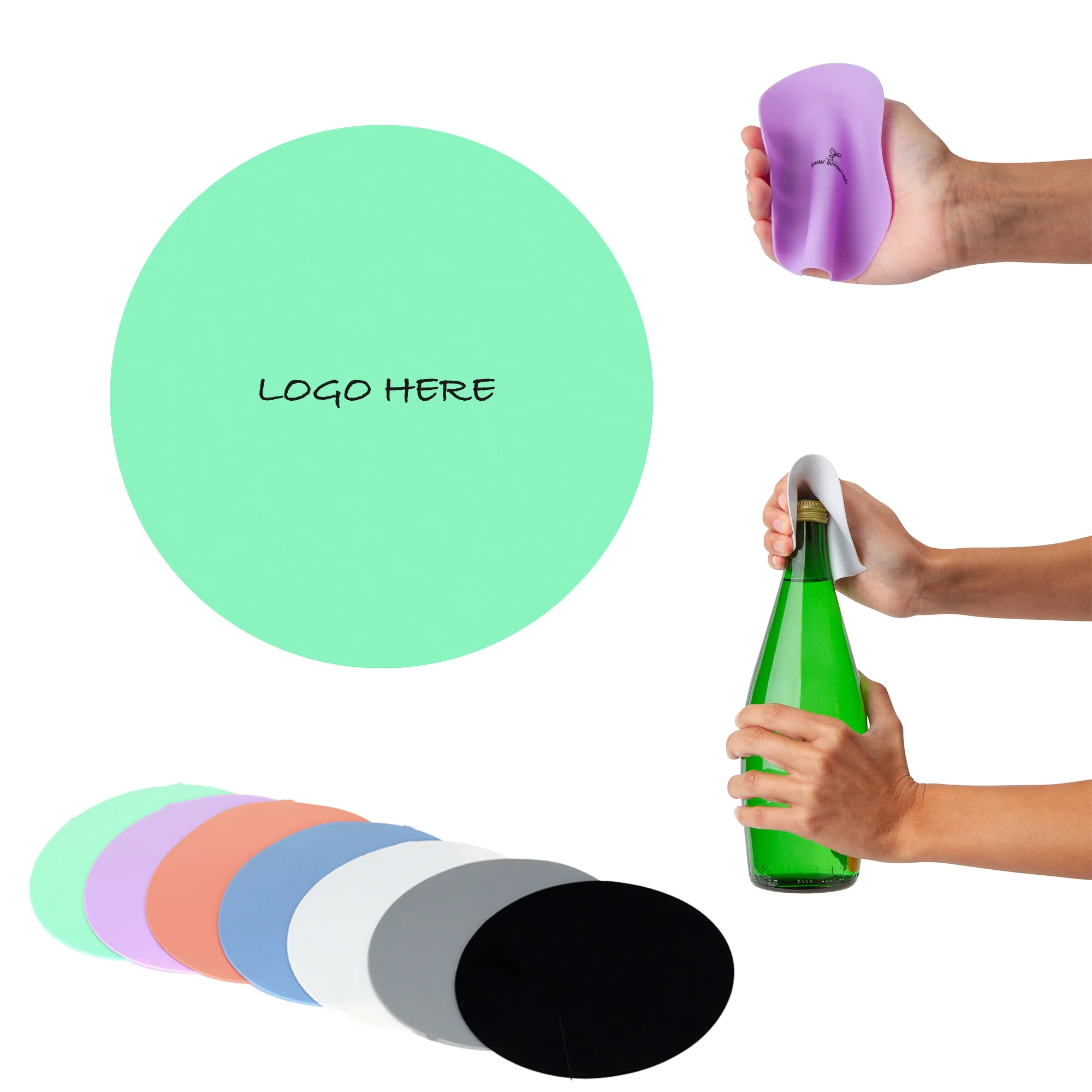 Silicone Booster Pad Bottle Opener