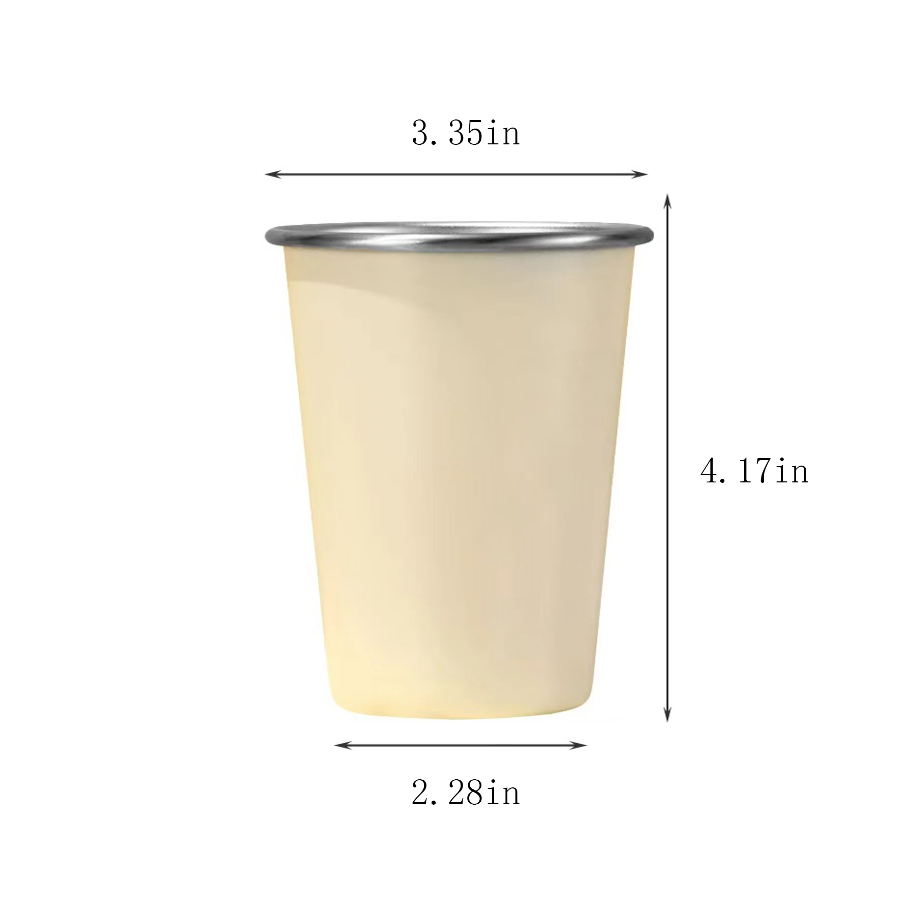 Stainless Steel Beer Mug – Approx. 12 oz