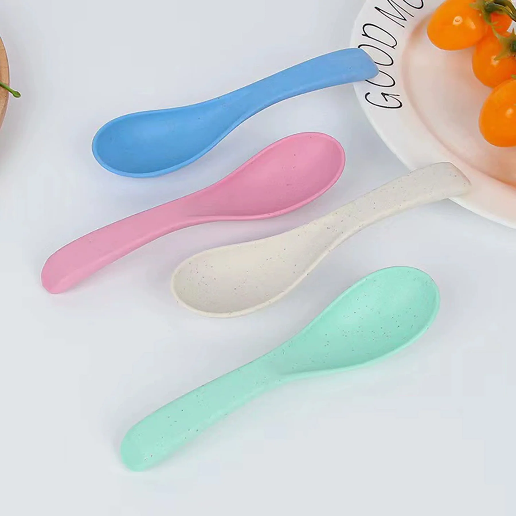 Reusable Eco-Friendly Degradable Wheat Straw Bowl With Spoon