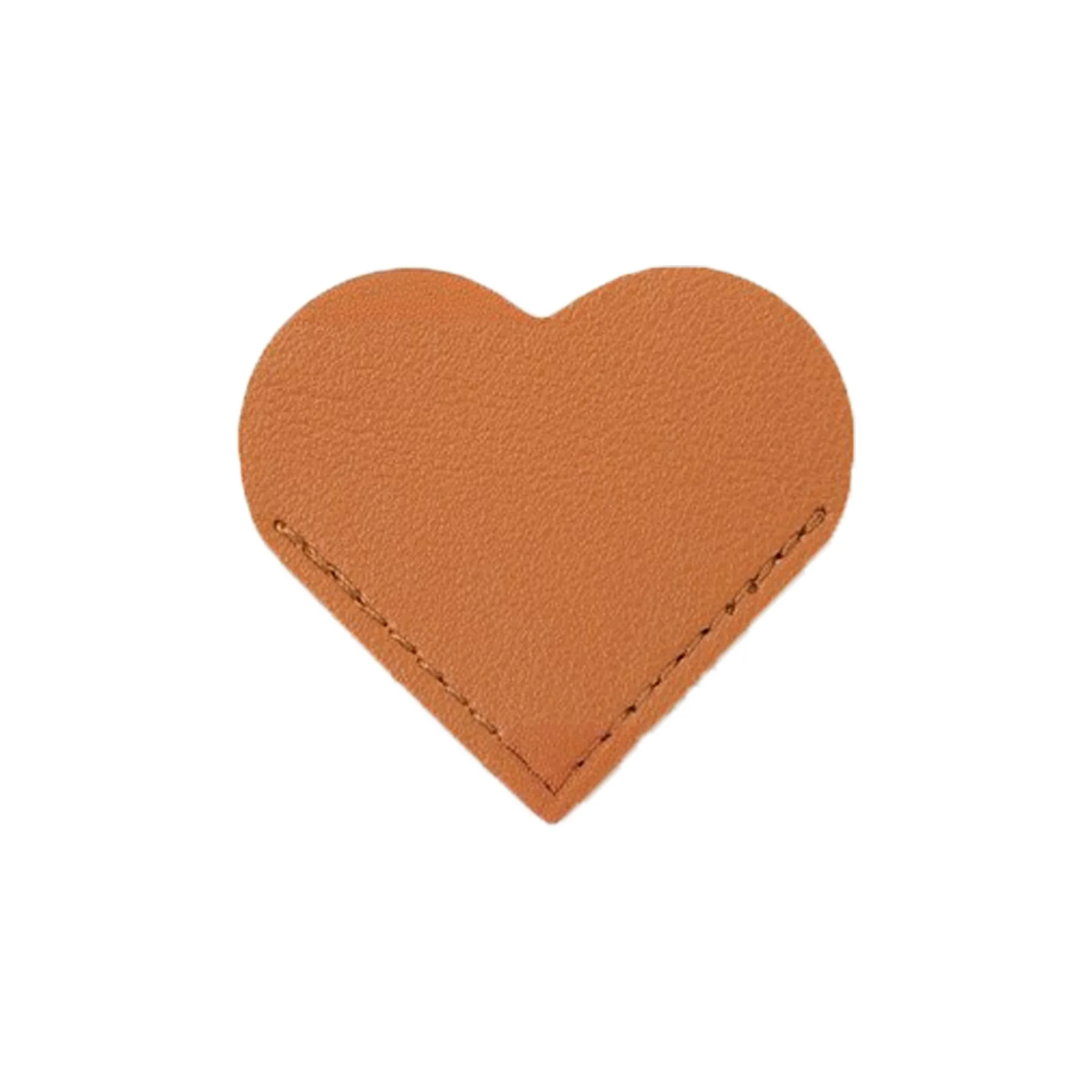 Pu Leather Heart-Shaped Bookmark Holder