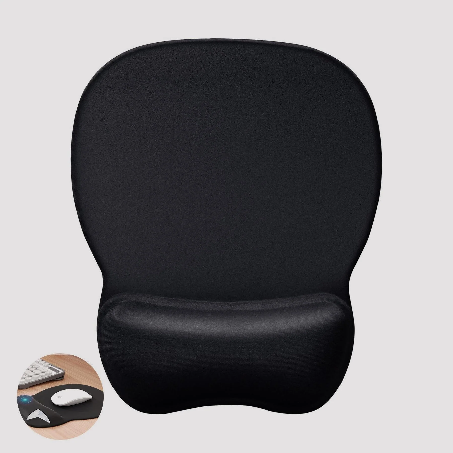 Ergonomic Mouse Pad With Gel Wrist Rest