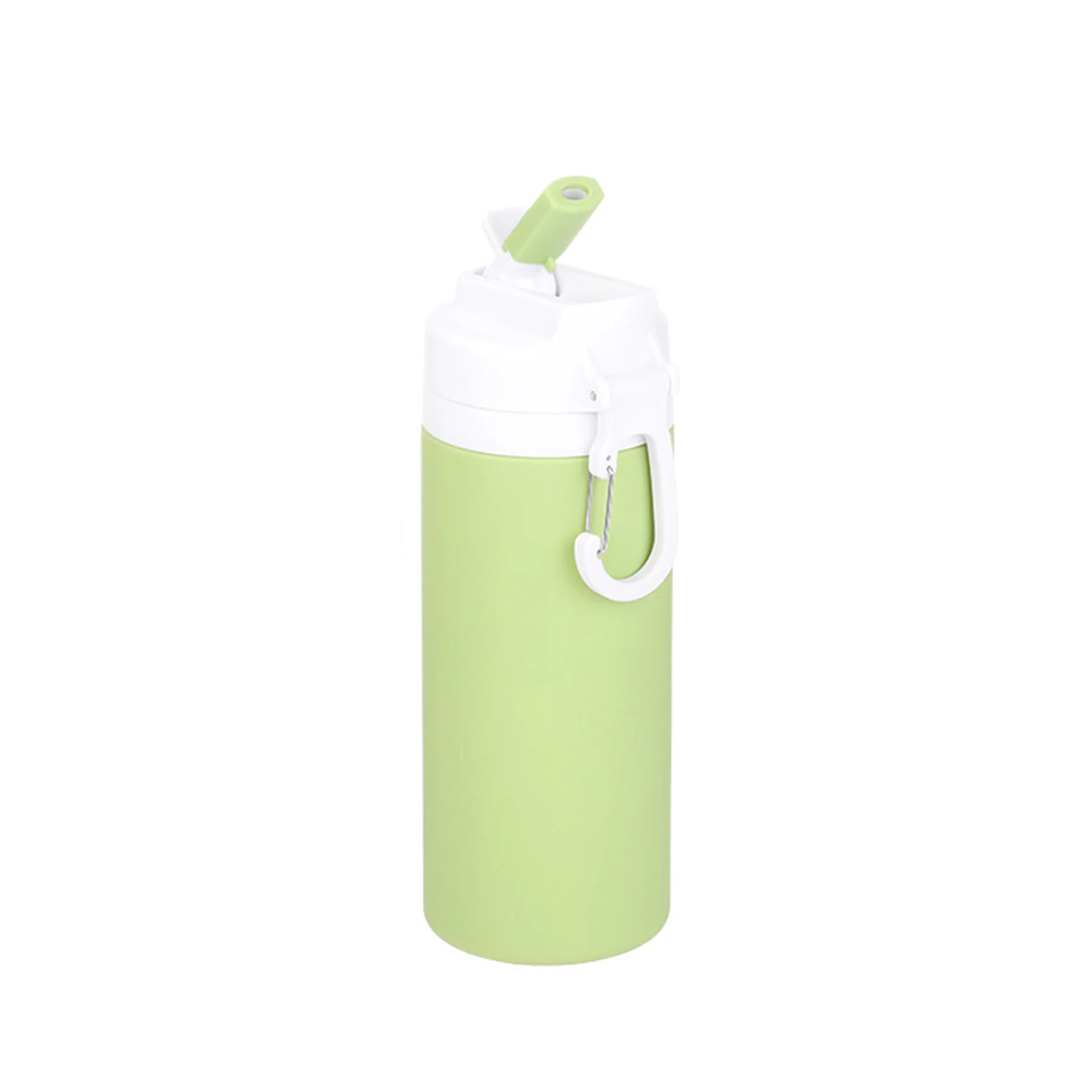 Silicone Water Bottle With Straw