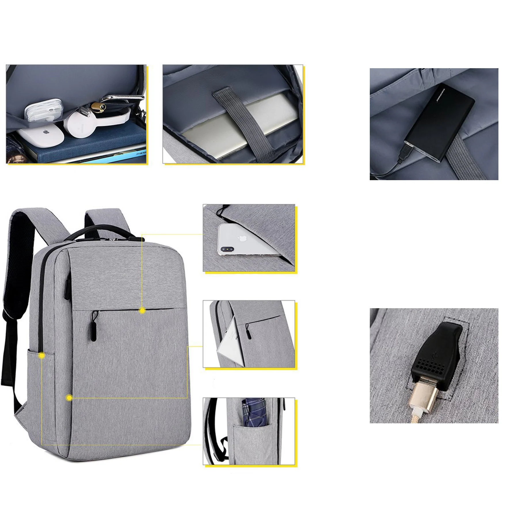 Laptop Backpack With Usb Charging Port