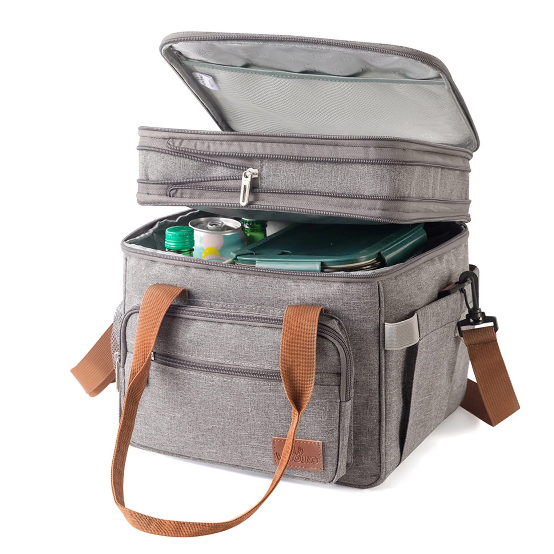 Insulated Double Deck Lunch Box