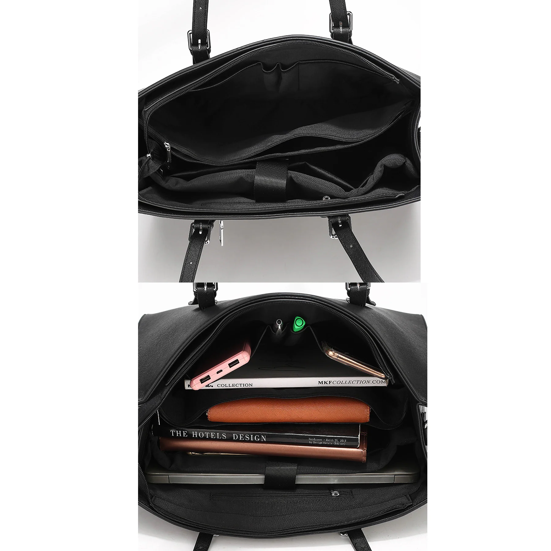 15.6 Inch Laptop Leather Tote Bag