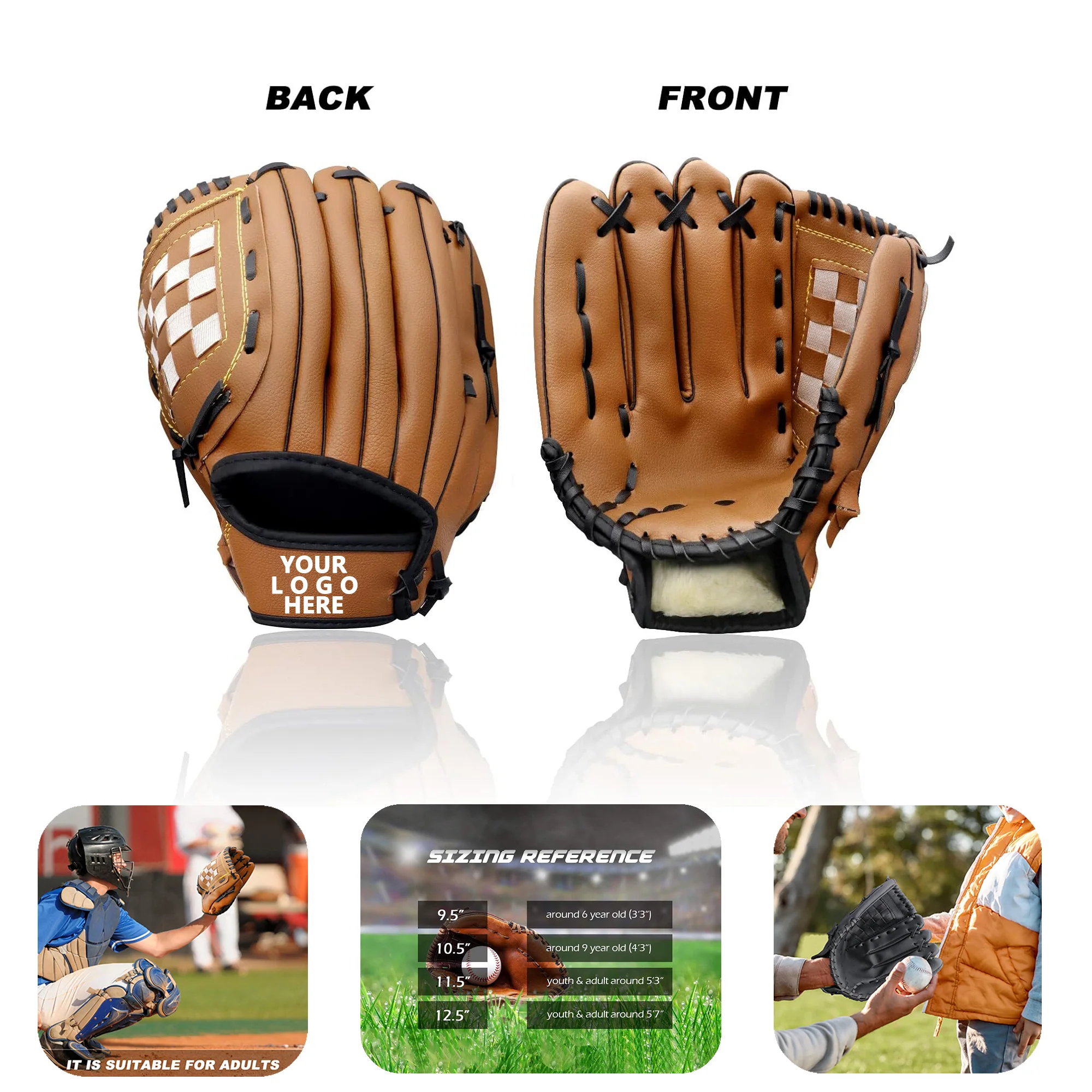 Thickened Baseball Gloves