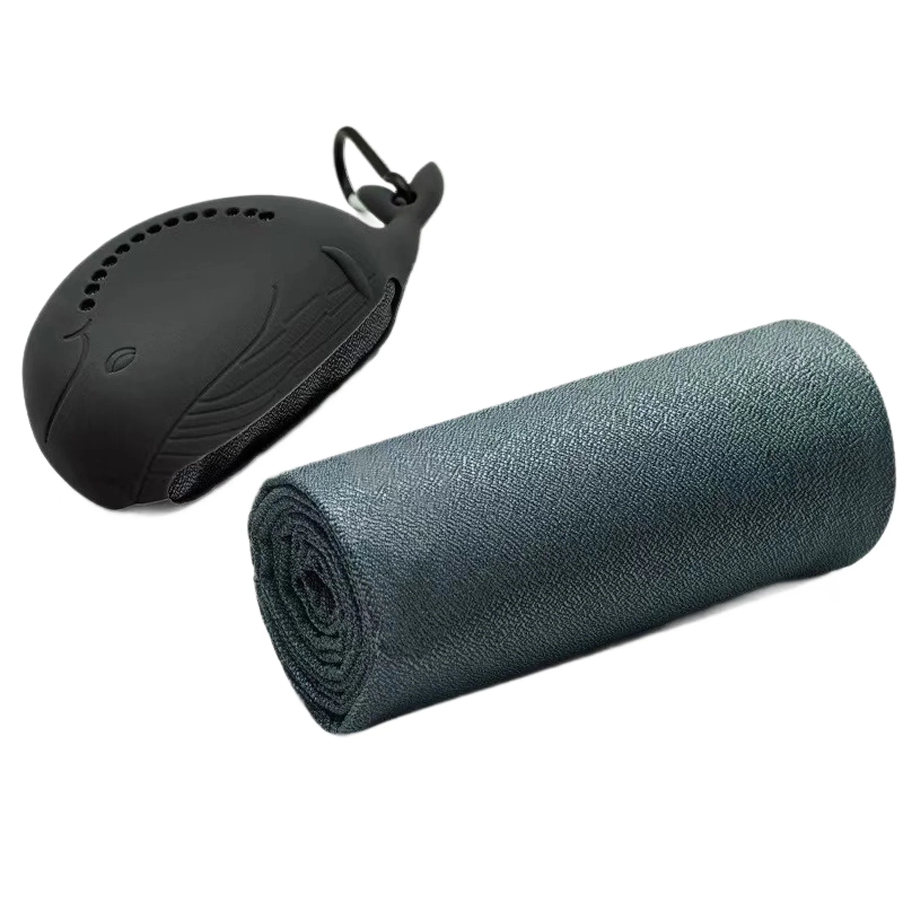 Whale Silicone Case Quick-Dry Towel