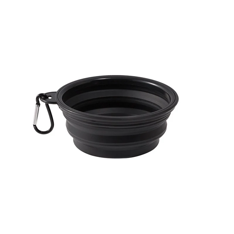 Collapsible Silicone Pet Bowl For Travel Use(L)