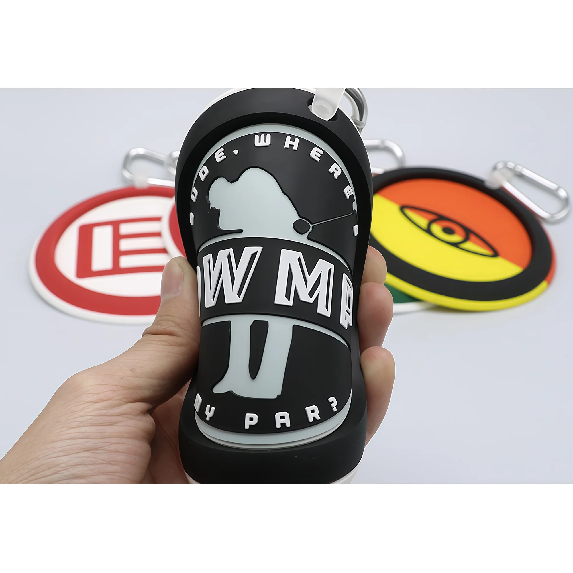Dropping Glue Golf Bag Tags with Carabiner Hook