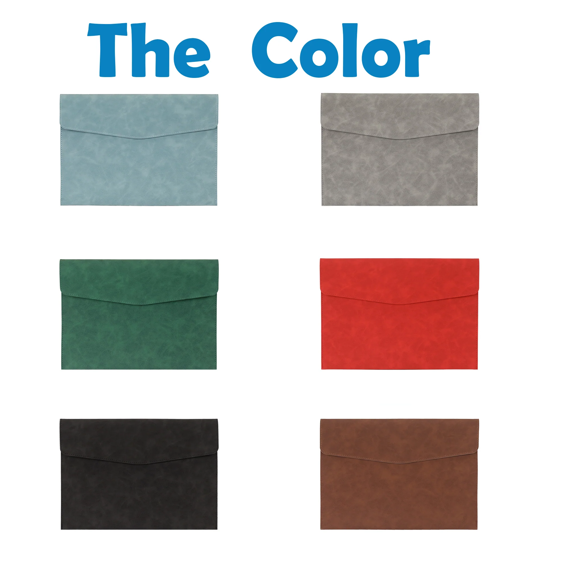 A4 Pu Leather Document Envelope Folder
