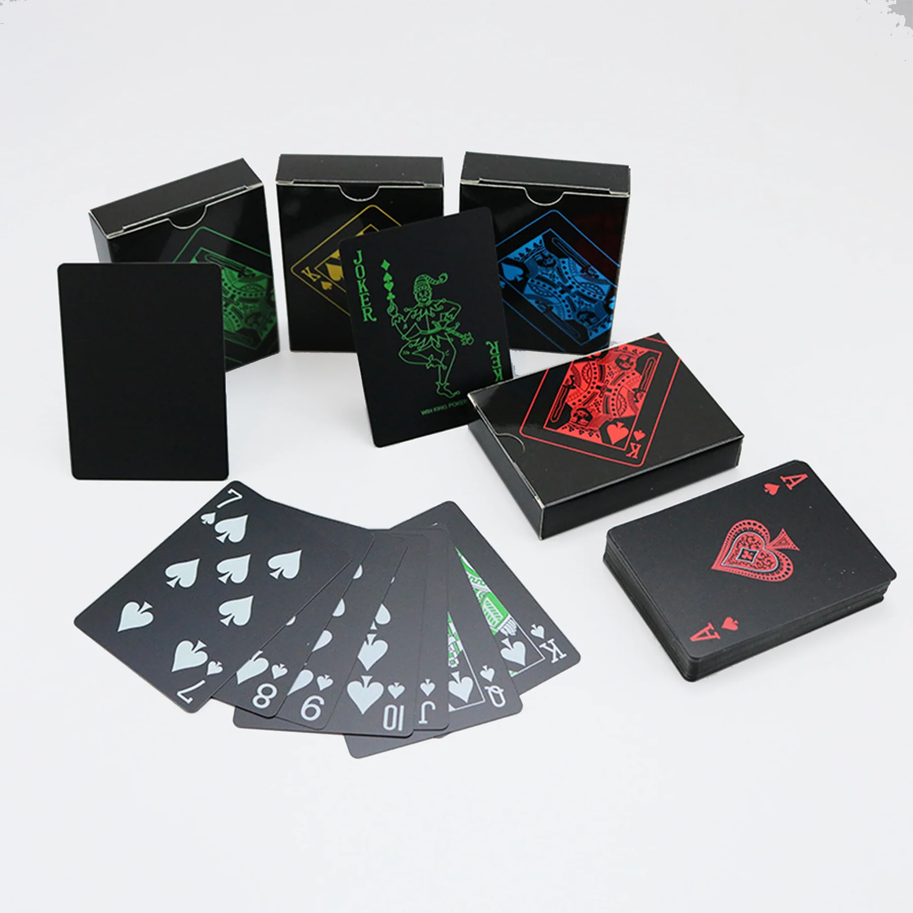 Plastic Waterproof Playing Cards Customize Per Page Back