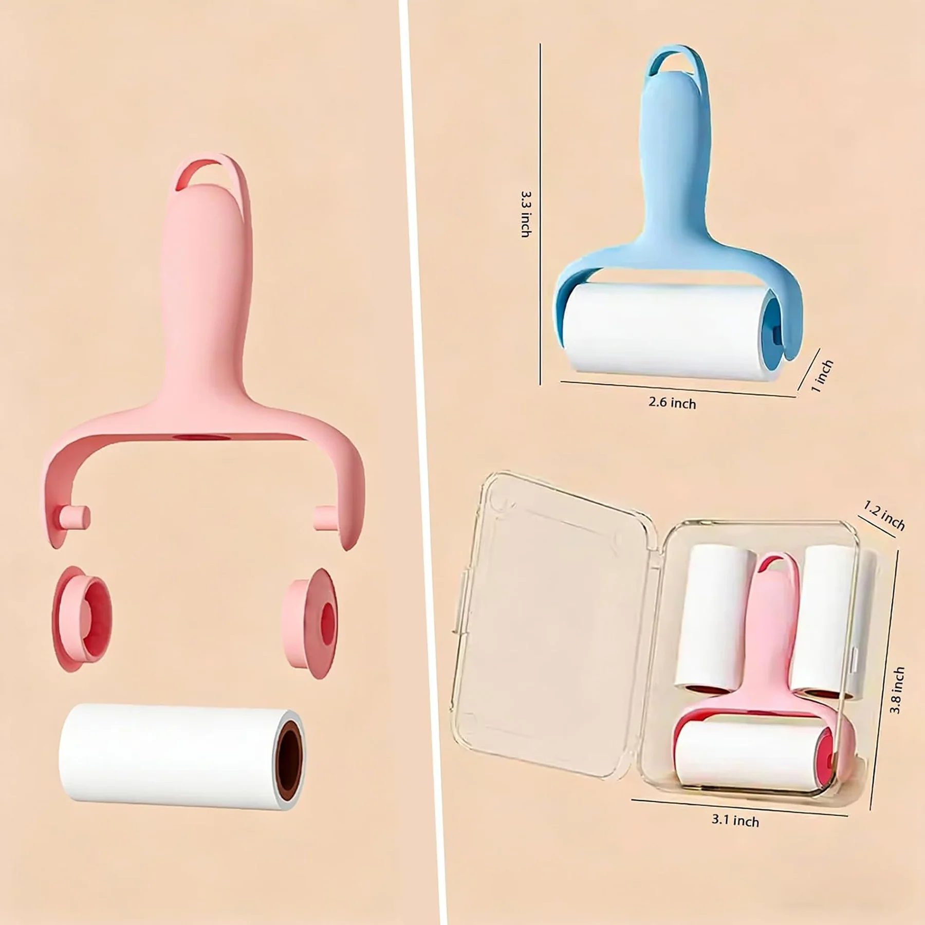 Mini Lint Roller Set