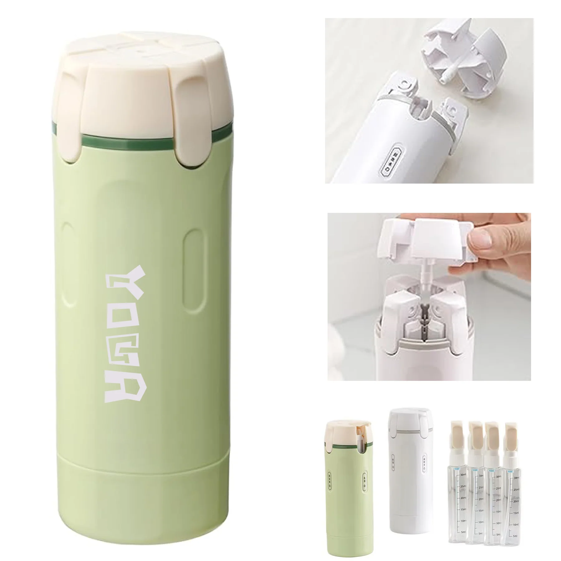 4-in-1 Travel Pump Bottle