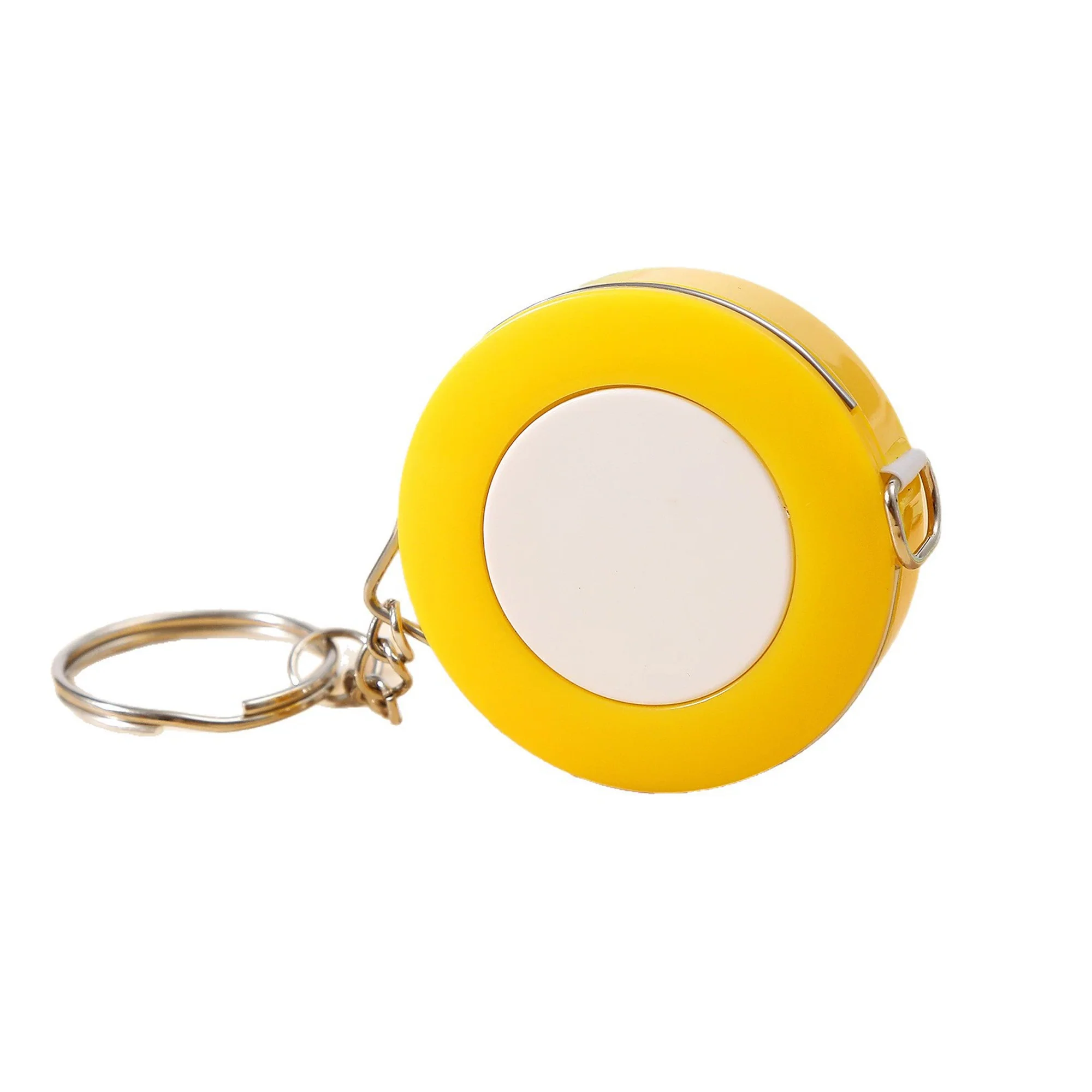 Retractable Double Sided Tape Measure Keychain Soft Ruler