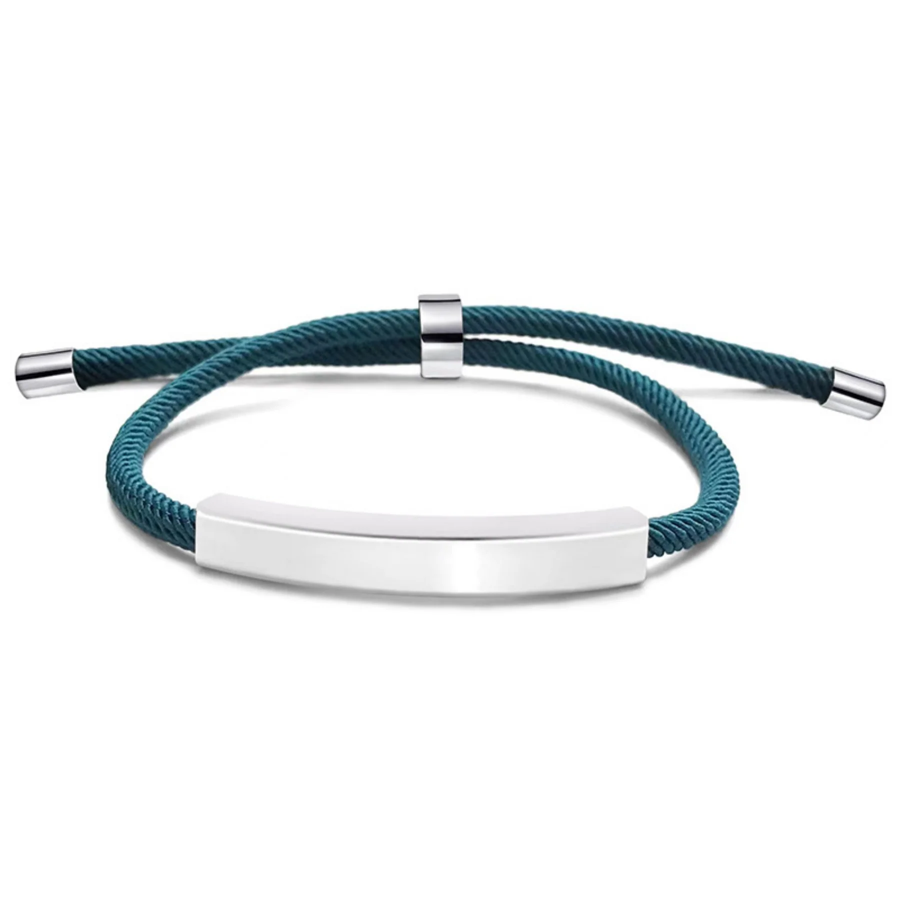 Stainless Steel And Titanium Steel Braided Bracelet