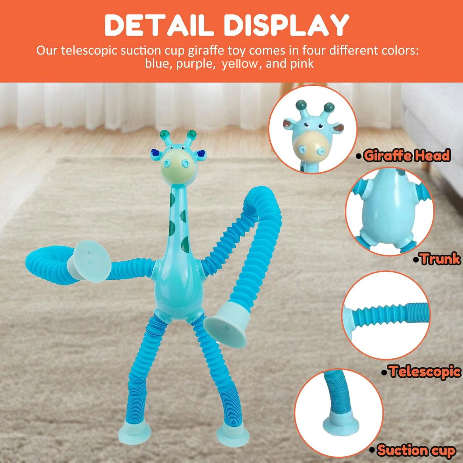 Suction Cup Giraffe Toy